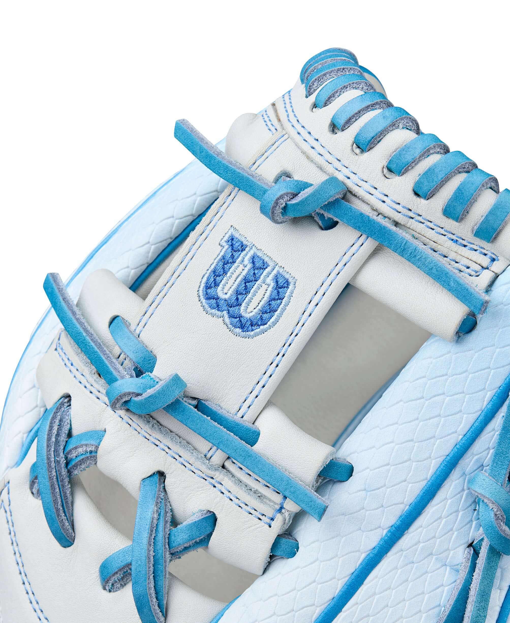 H-Web design of Wilson Winter 2025 A2000 H12SS 12" Infield Fastpitch Softball Glove for fast ball transfers.