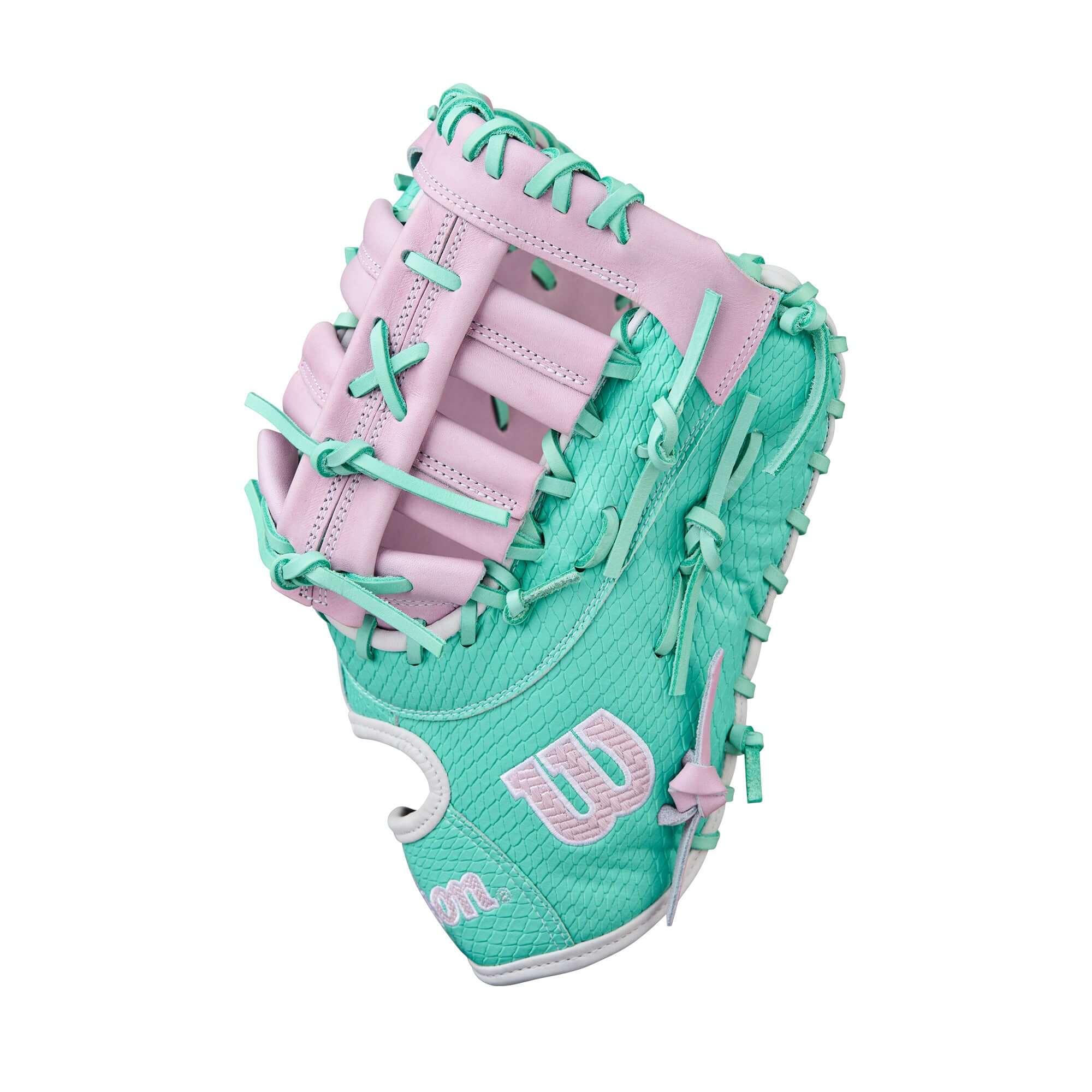 Thumb close-up of Wilson Winter 2025 A2000 1620FPSS 12.5” Fastpitch Softball First Base Mitt with Comfort Pro™ Fit.