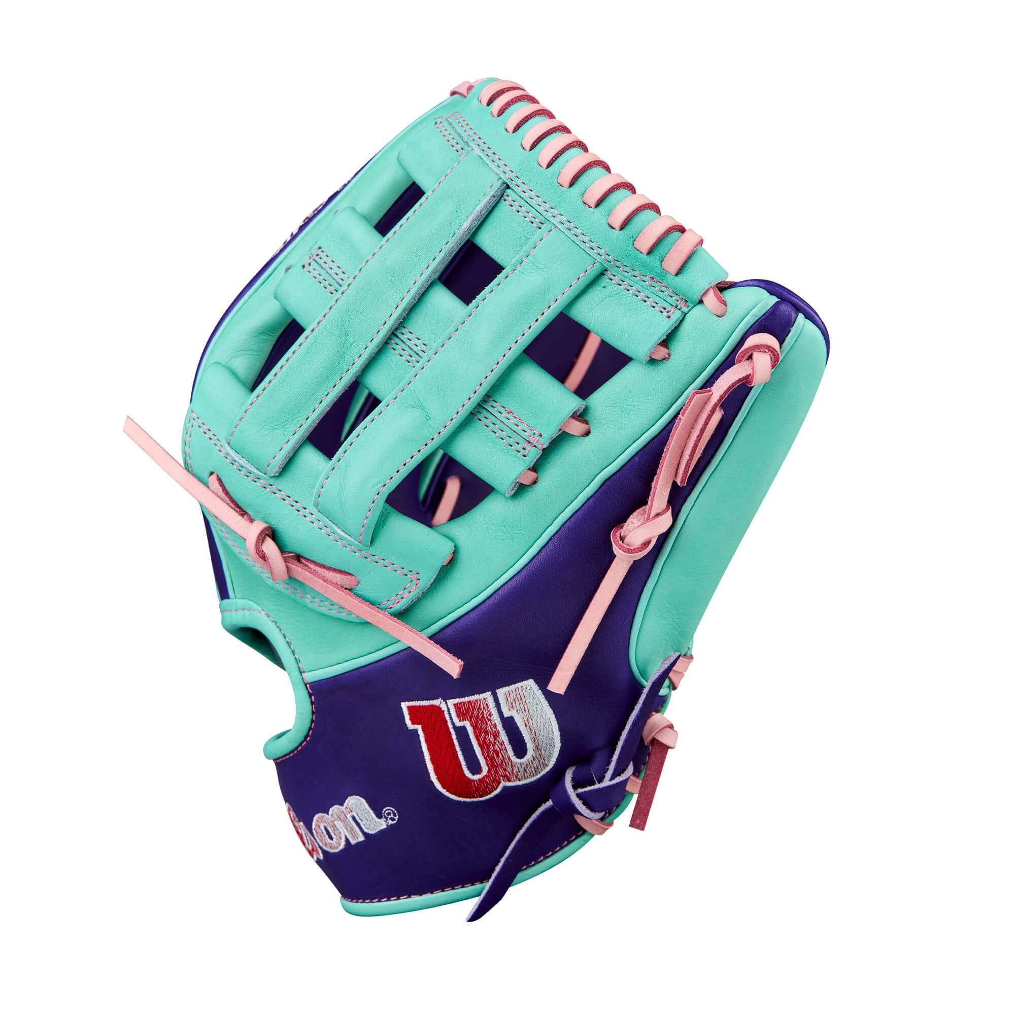 Thumb close-up of Wilson Winter 2025 A2K DW5 12” Infield Baseball Glove featuring Comfort Pro™ fit design.