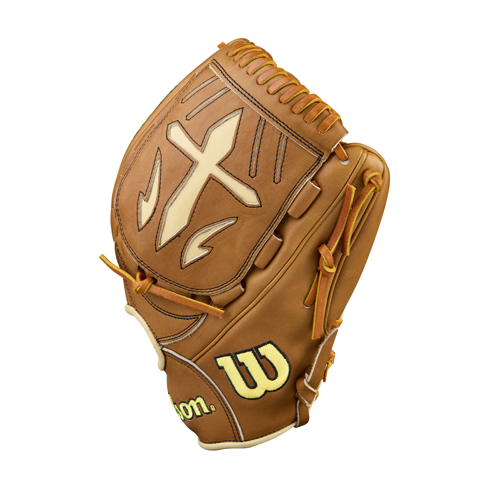 Wilson A2000 Classic B23 Pitcher's Glove Saddle Tan/Blonde 12" LHT