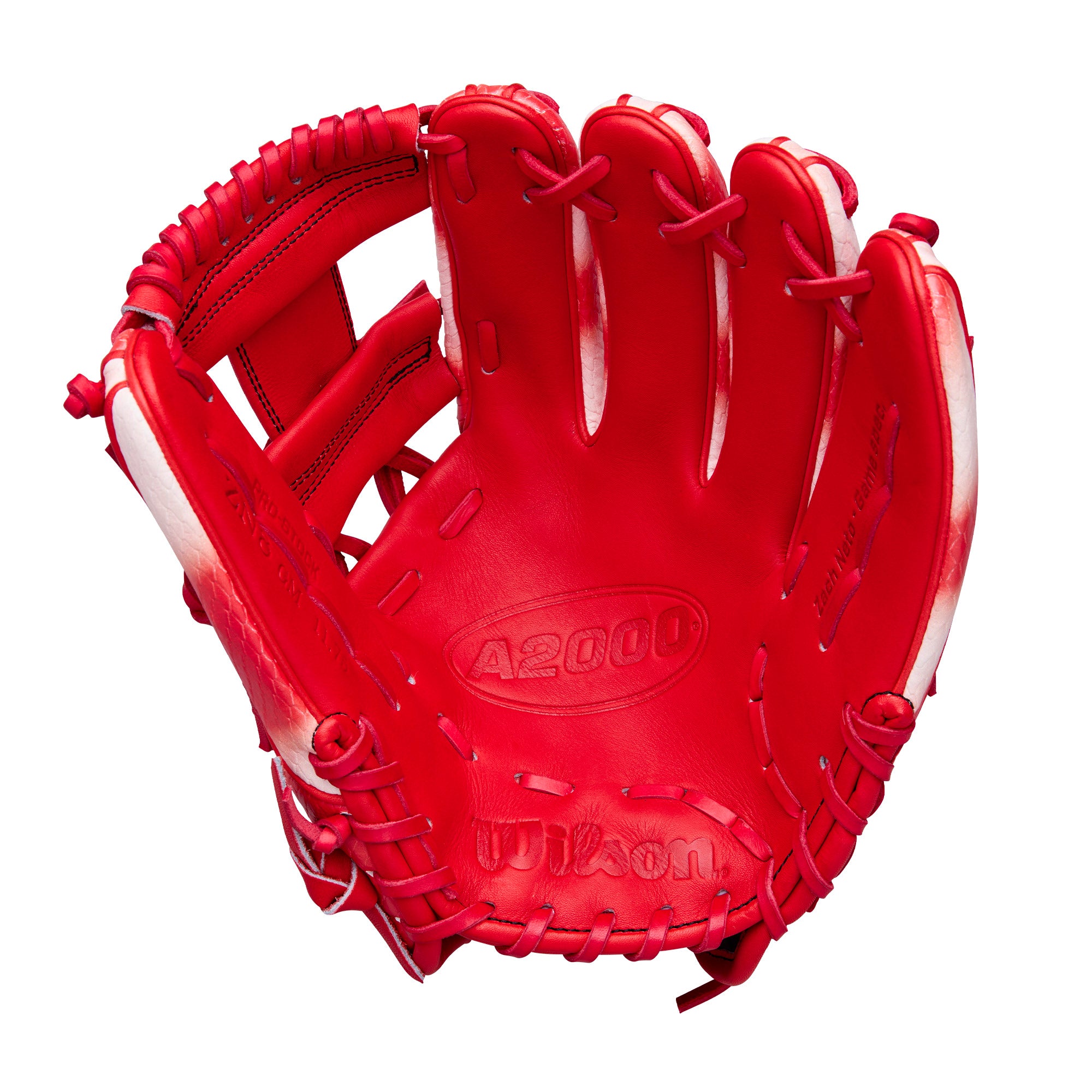 Wilson Spring 2026 Zach Neto A2000 ZN9 GM 11.75 Infield Baseball Glove in red for infielders