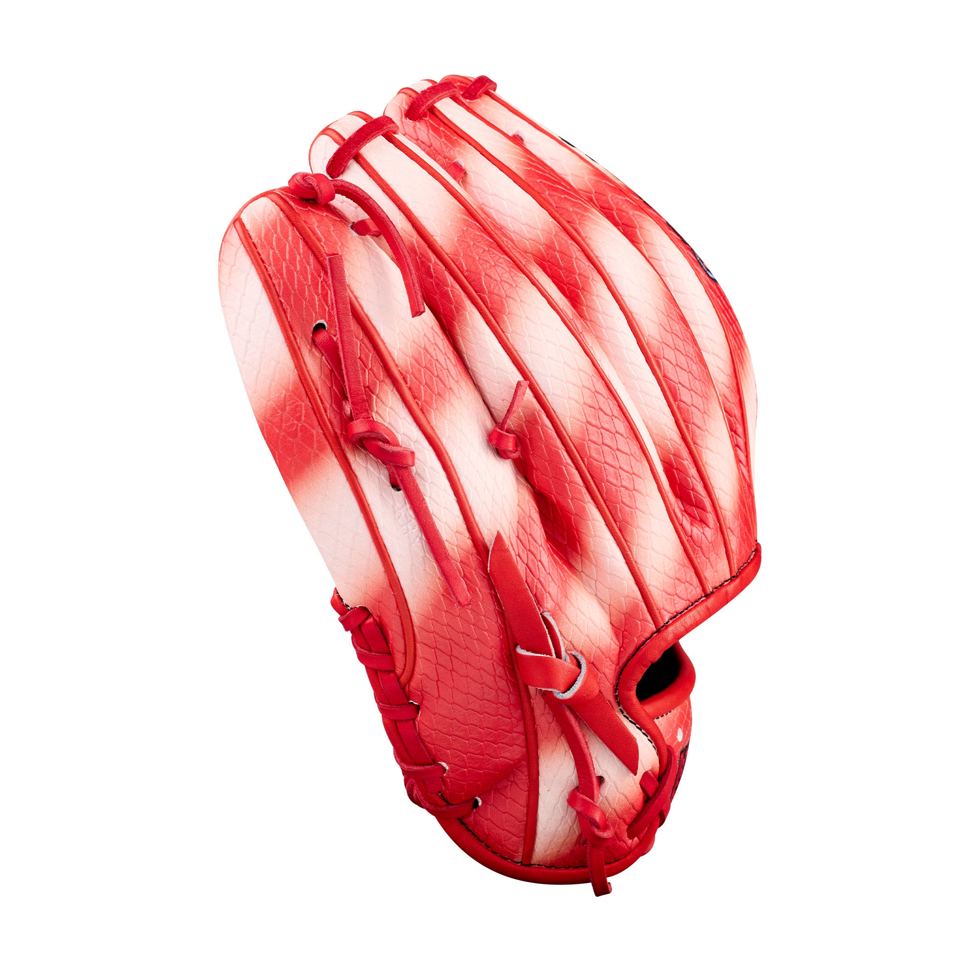 Wilson Spring 2026 Zach Neto A2000 ZN9 GM 11.75 Infield Baseball Glove, red and white design.