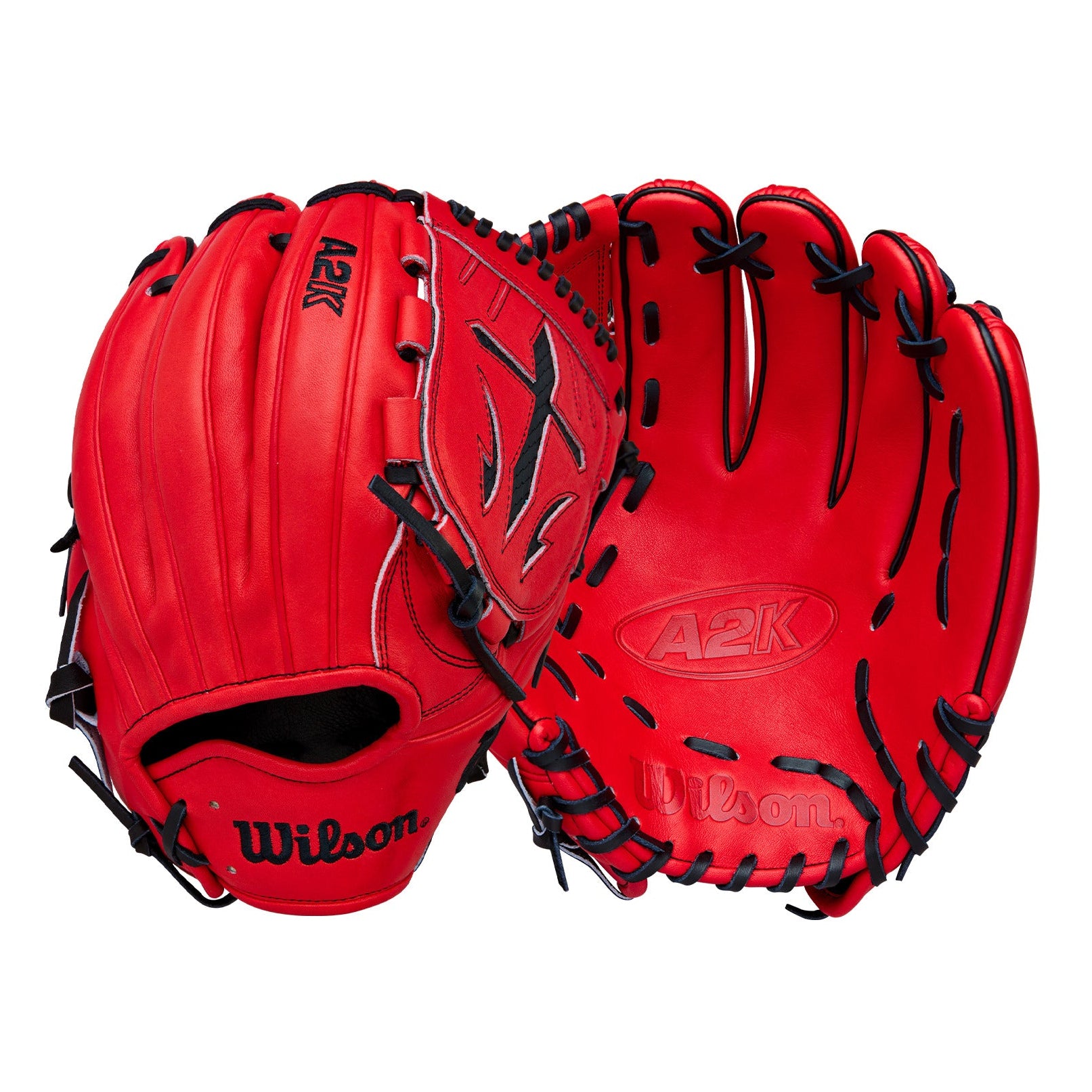 Wilson Spring 2026 A2K B23 12" Pitcher's Baseball Glove Red/Black