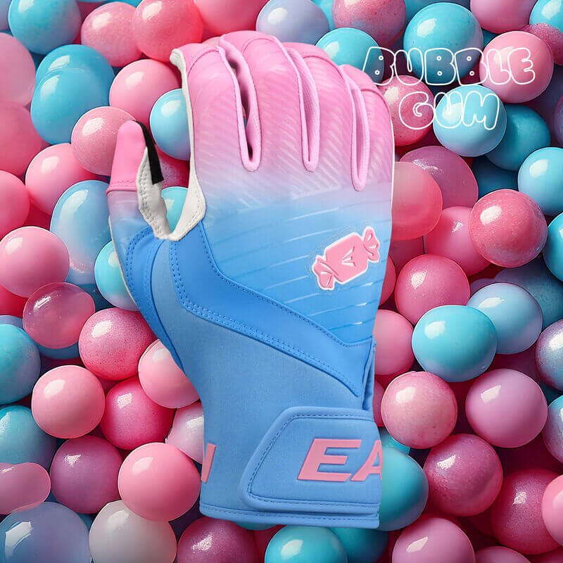 Easton Youth Walk-Off Ethos Batting Gloves Bubble Gum