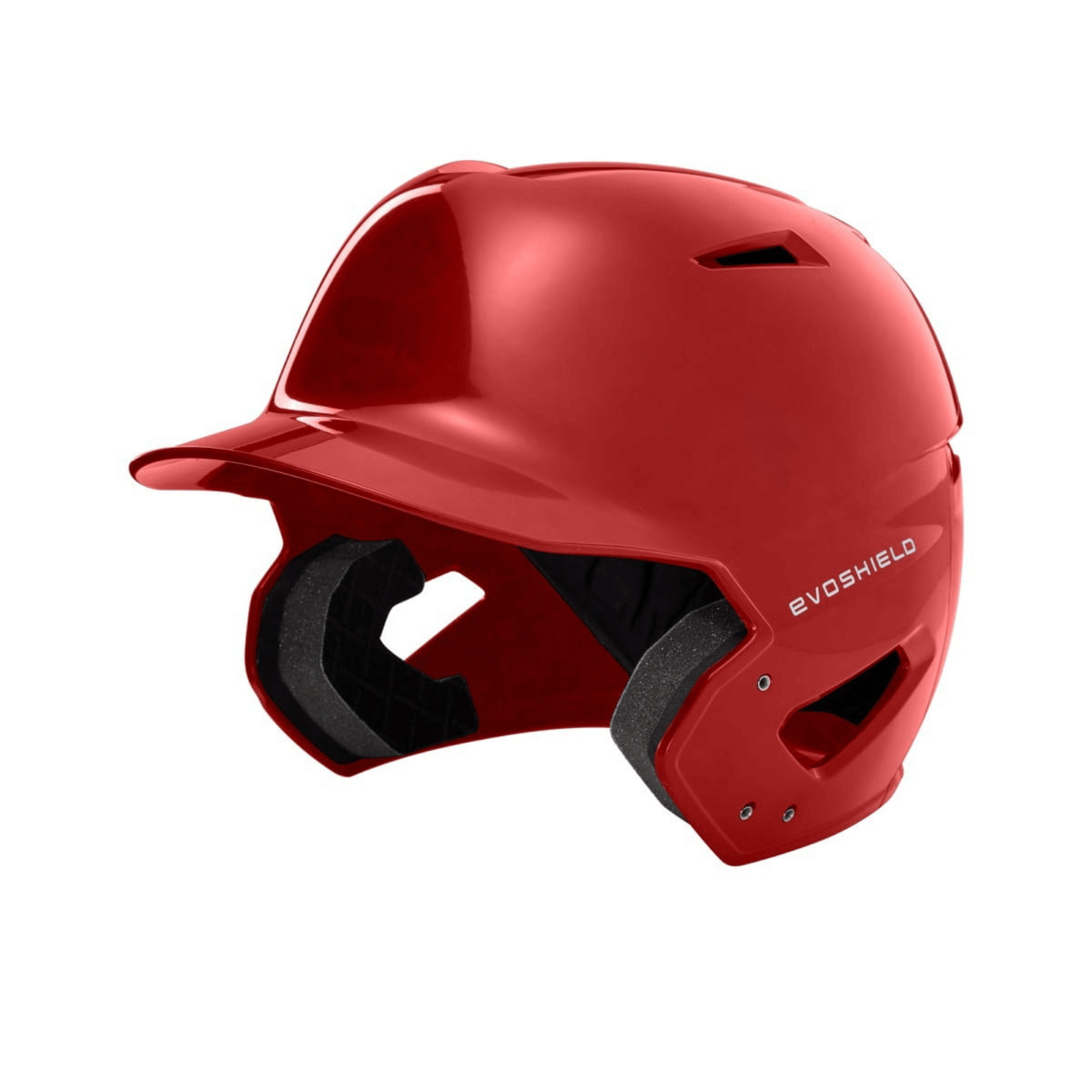 EvoShield Anthem XVT Scion Scarlet Helmet showcasing low-profile design and dual density padding for youth safety.