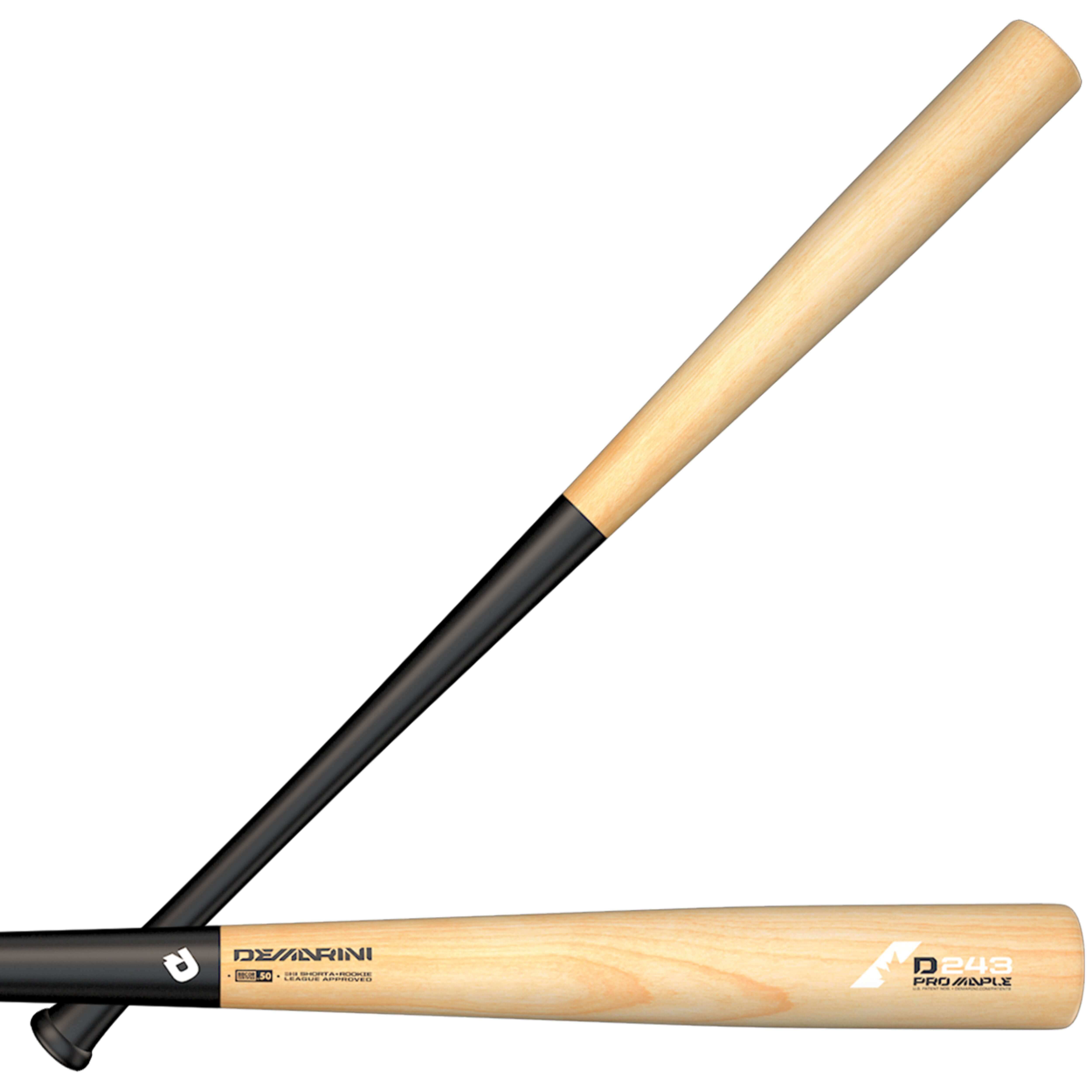 DeMarini D243 Pro Maple Composite bat, wood composite barrel, 2 5/8 diameter
