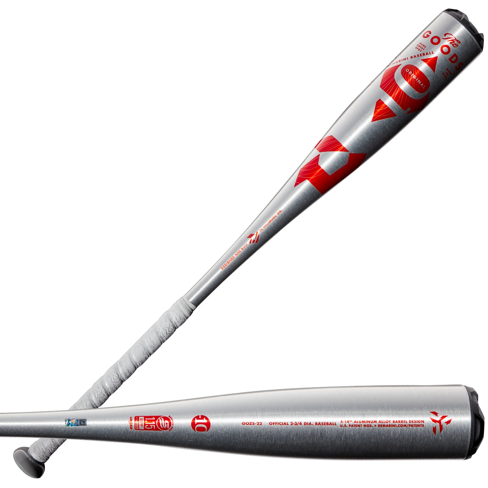 DeMarini THE GOODS ONE PIECE (-10) 2 3/4" USSSA