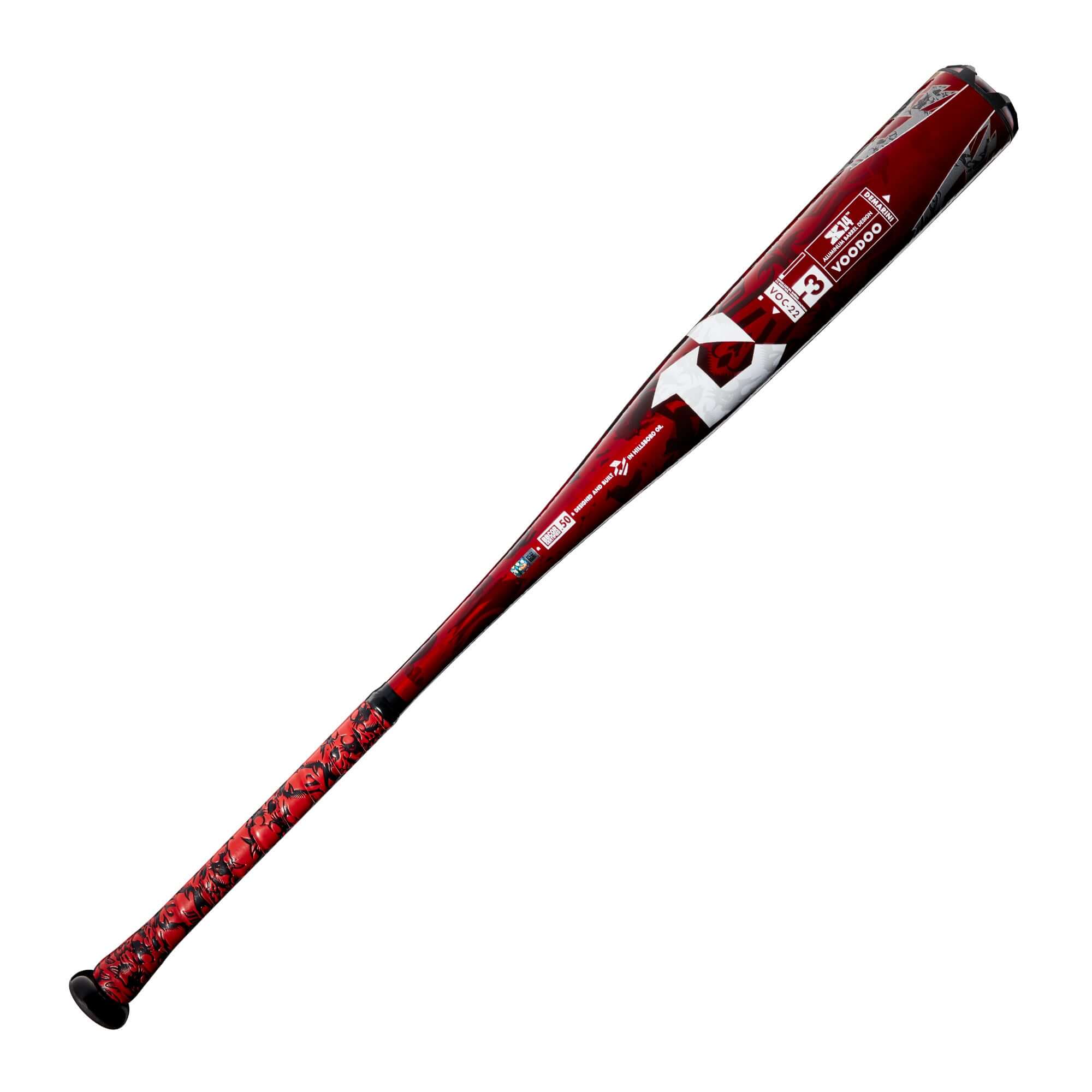 DeMarini Voodoo One (-3) BBCOR Baseball Bat with X14 Alloy Barrel