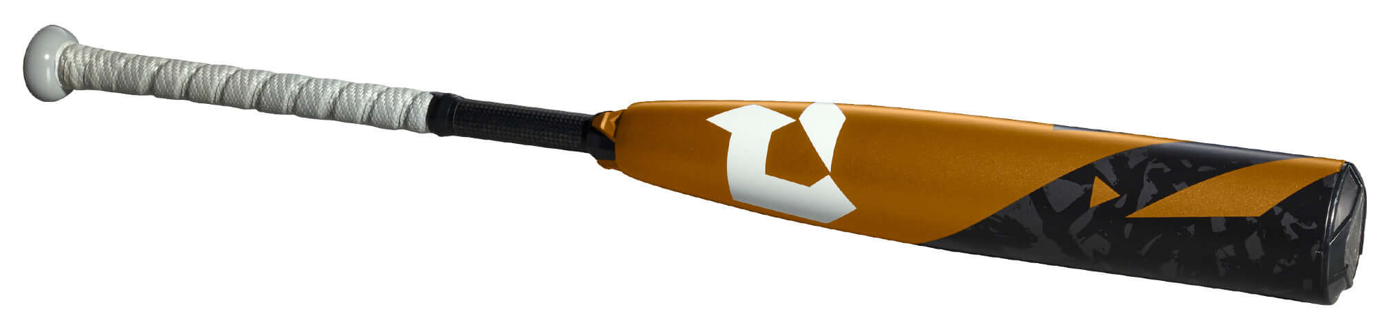 DeMarini ZOA (-10) 2 3/4 USSSA baseball bat with elongated barrel profile.
