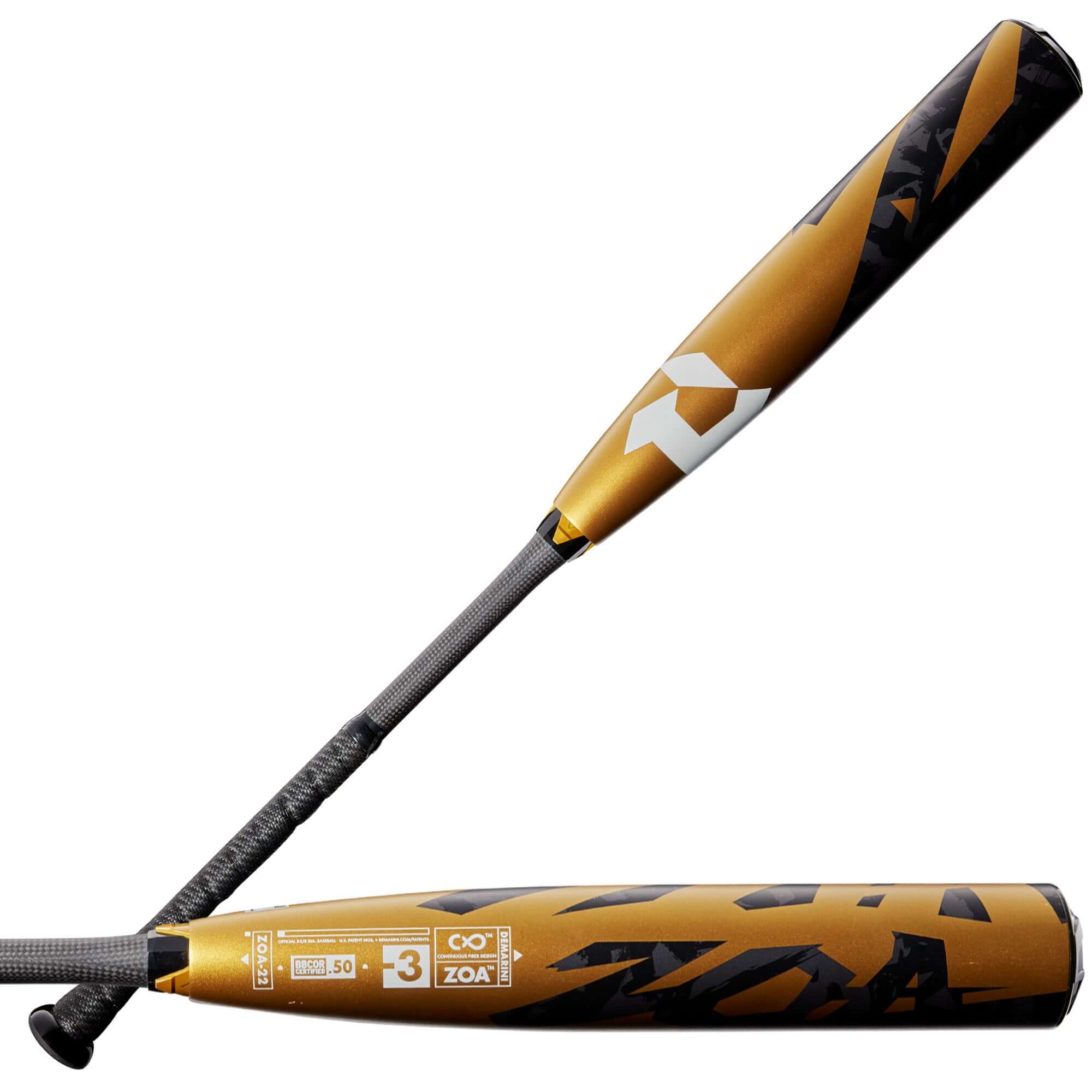 DeMarini ZOA (-3) BBCOR Baseball Bat 2022