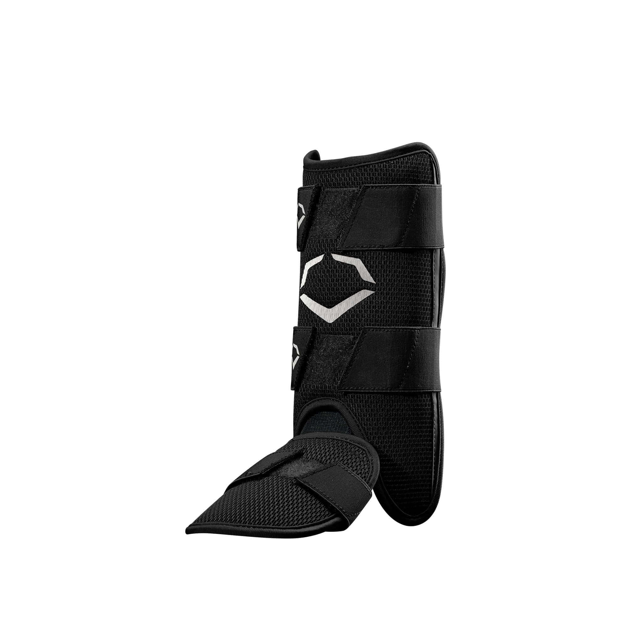 Evoshield Youth Pro-SRZ Batter's Leg Guard, left-handed, custom fit, Gel-to-Shell® technology.