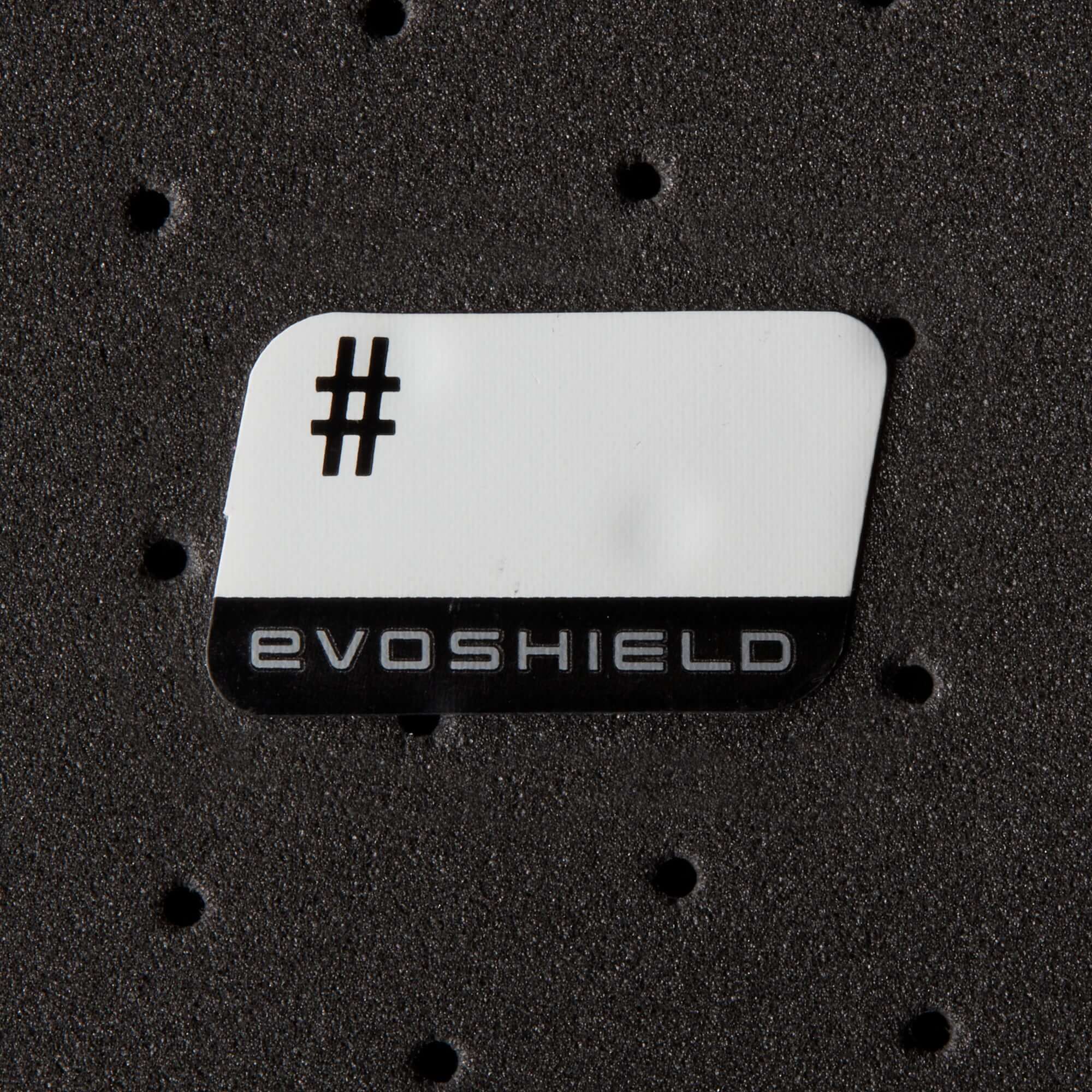 Black EvoShield Pro-SRZ Batter's Elbow Guard with ergonomic fit and Gel-to-Shell technology