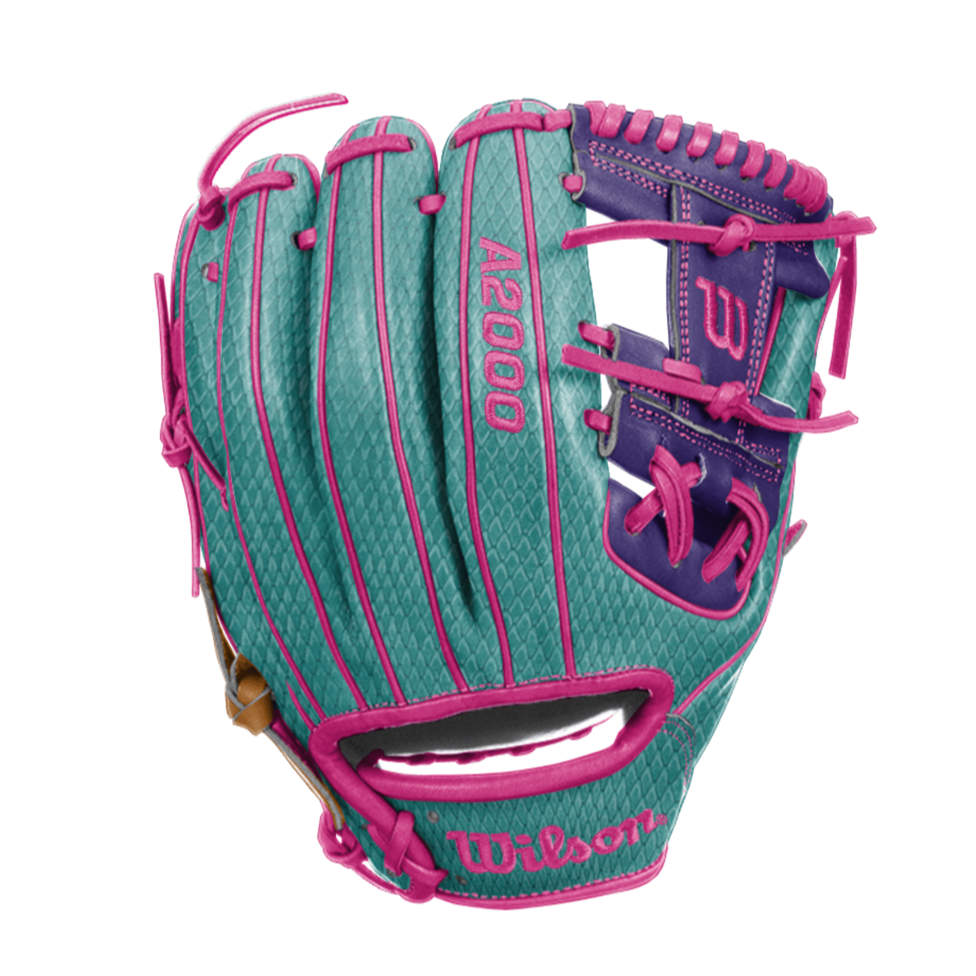 Wilson A2000 1786 11.5" Limited Edition, featuring intricate backhand design and robust leather construction.