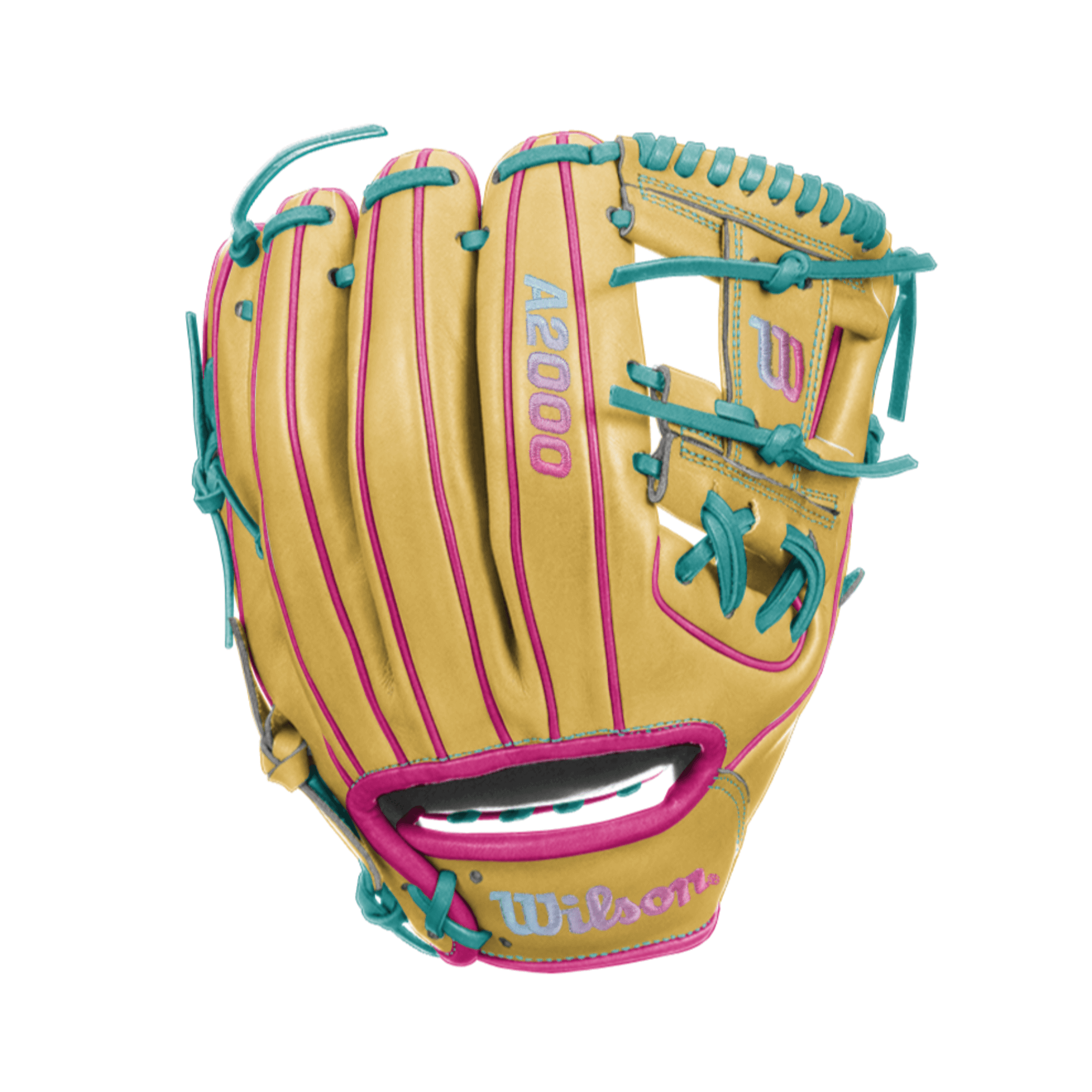  View of Wilson A2000 1786's back hand, emphasizing durable design and limited edition features.