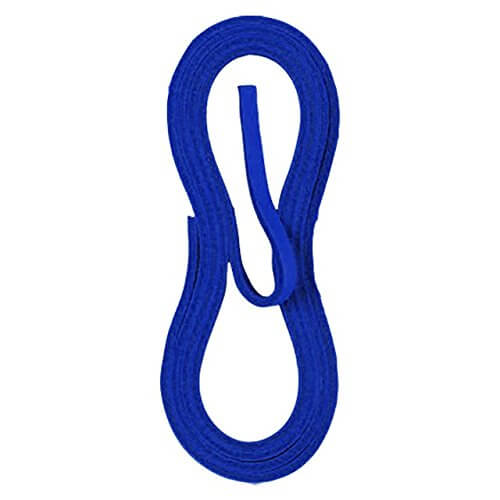 Rawlings 3/16" blue rawhide ball glove replacement lace, 72" long for baseball gloves.