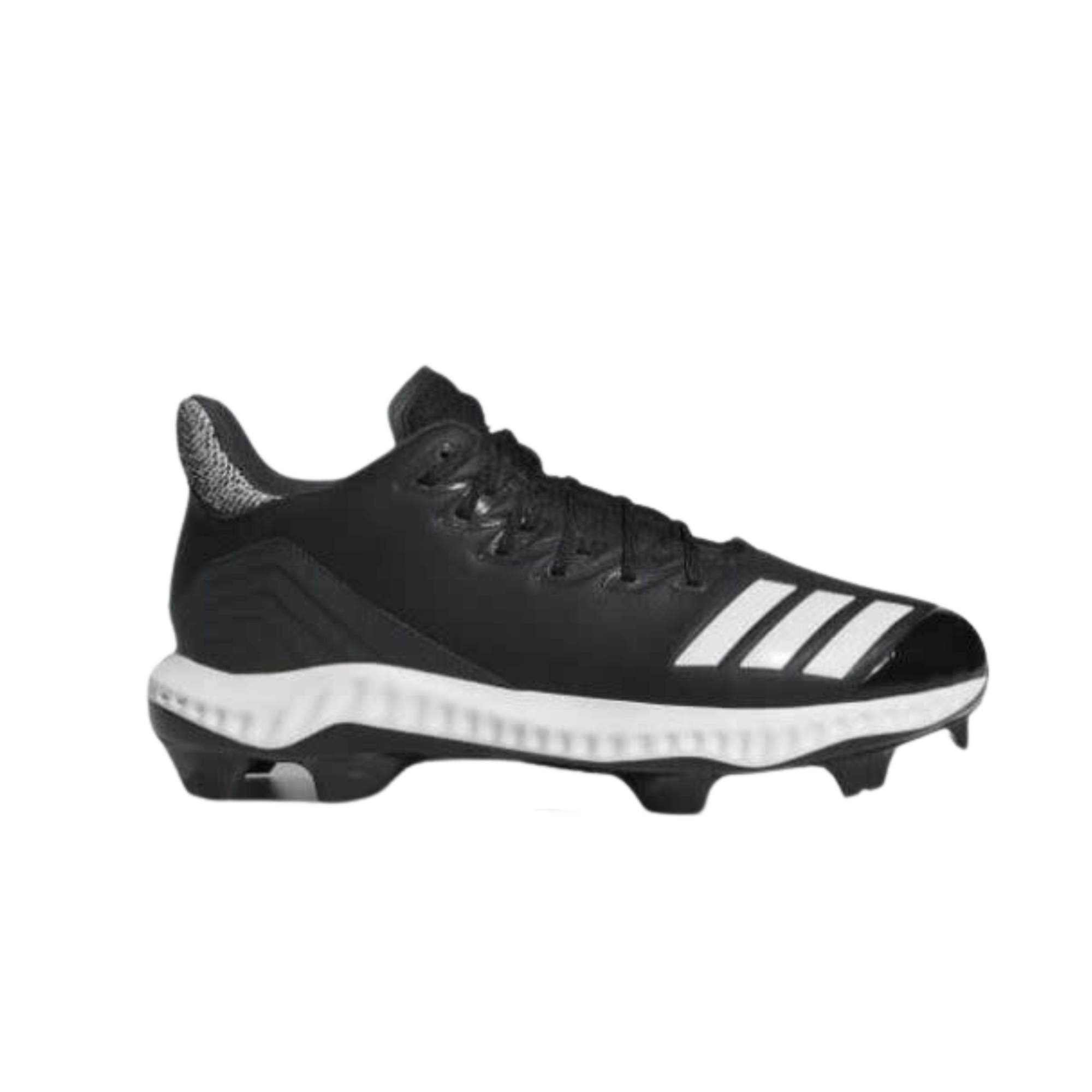Adidas Icon Bounce TPU baseball cleats with nubuck upper and lace-up closure