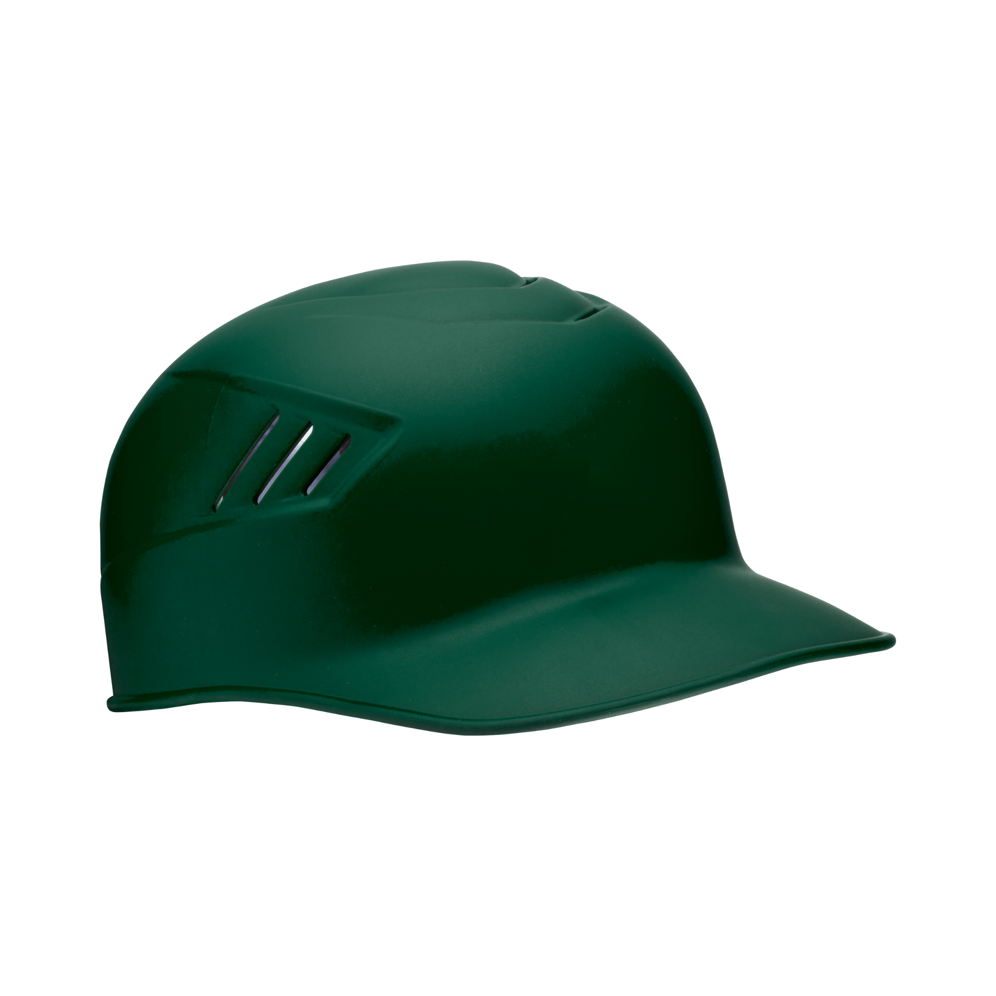 Rawlings Coolflo 1-Tone Catchers And Base Coach Skull Cap Helmet - Matte Dark Green