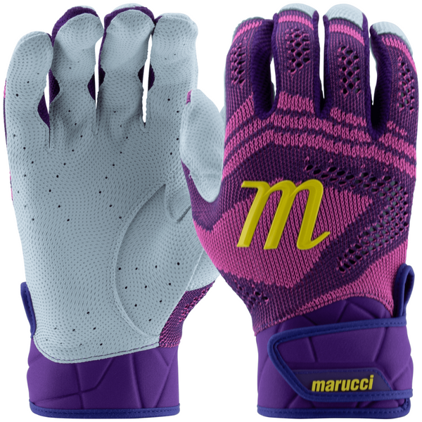 Gants De Frappe Marucci MBG2BKSMFW Pour Adulte - Taille M Blanc Bronz Pour 579469