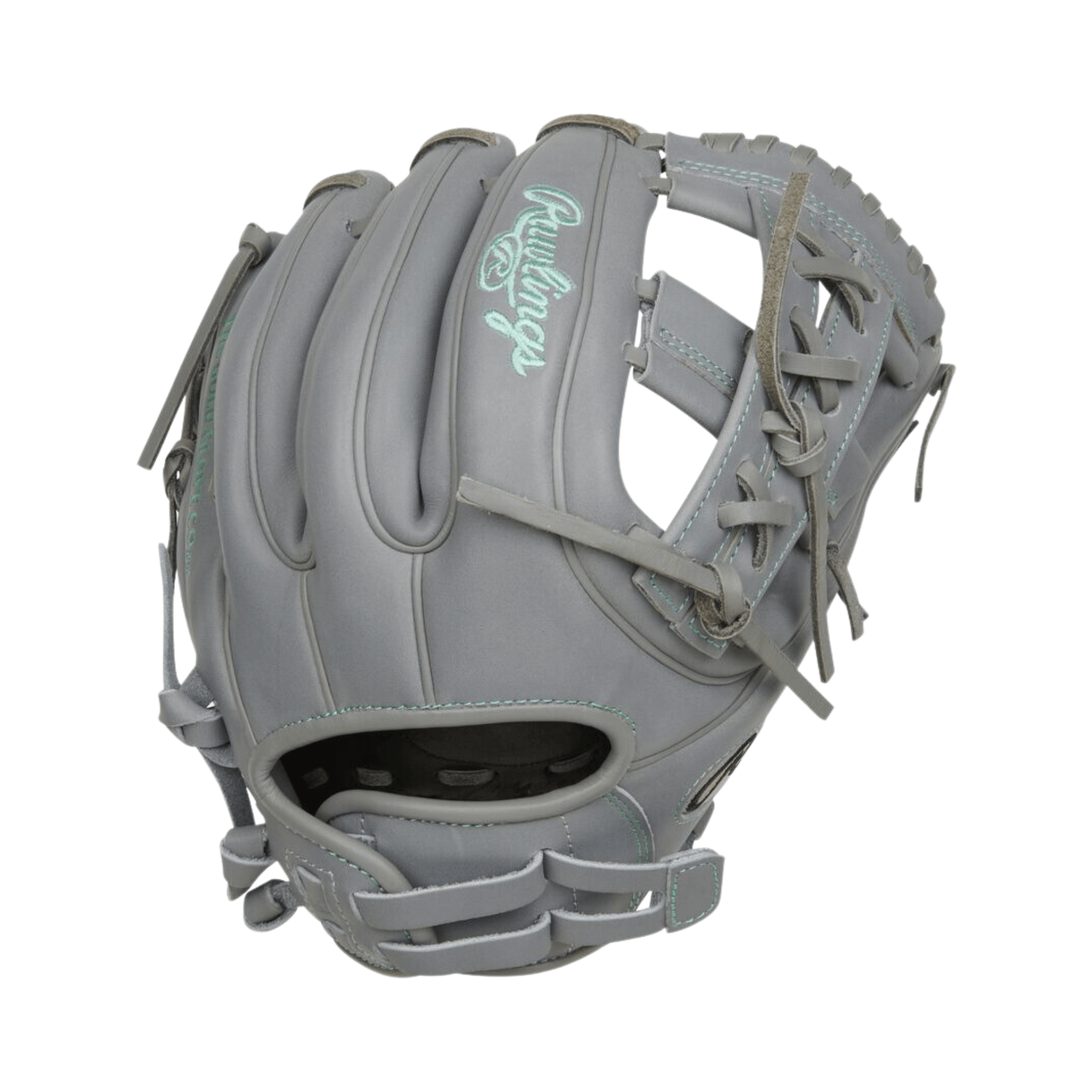 Rawlings Liberty Advanced 11.75" infield glove in gray, featuring full-grain leather and Poron XRD padding for comfort.