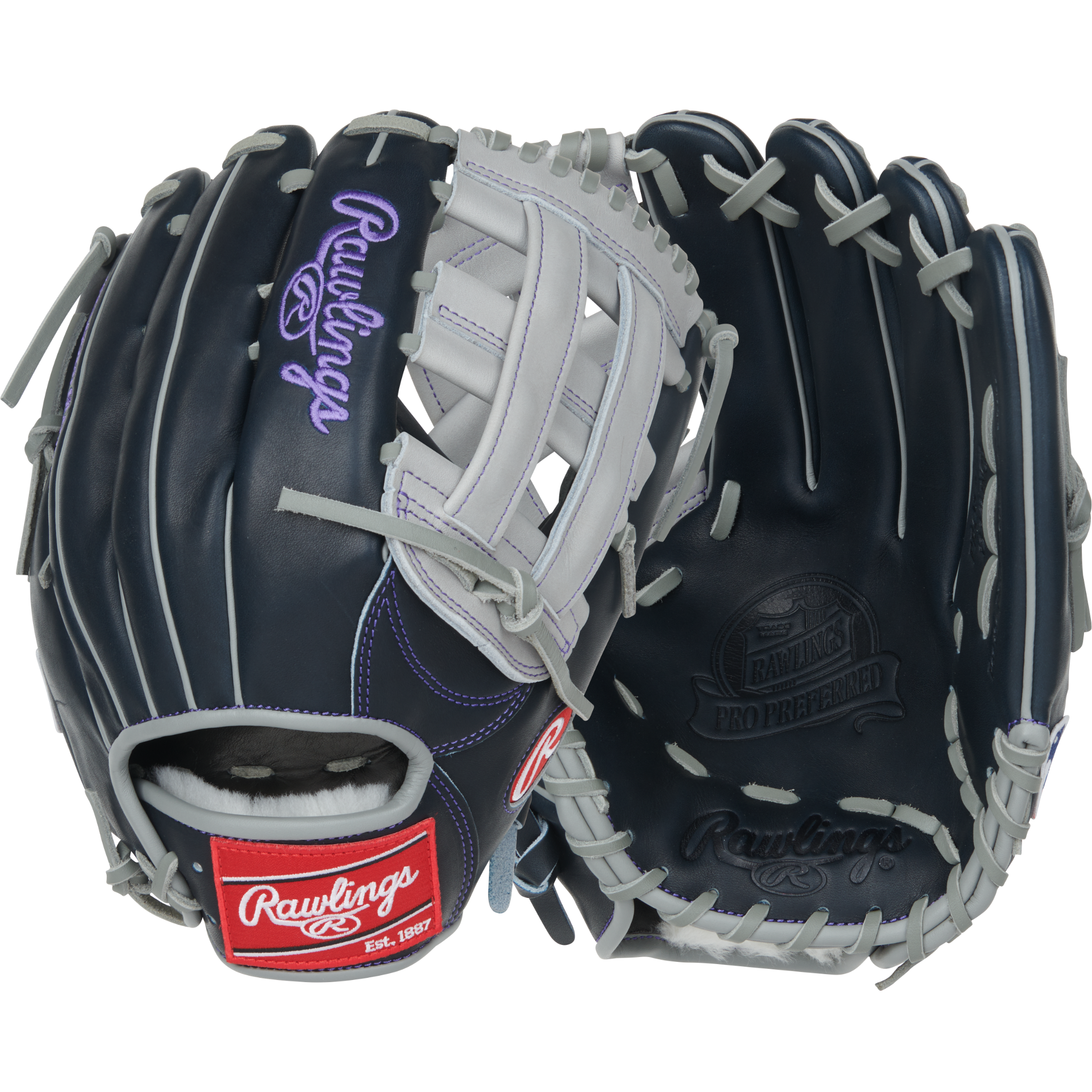 Rawlings Pro Preferred Aaron Judge Gameday Glove 12.75" - Back and Palm View