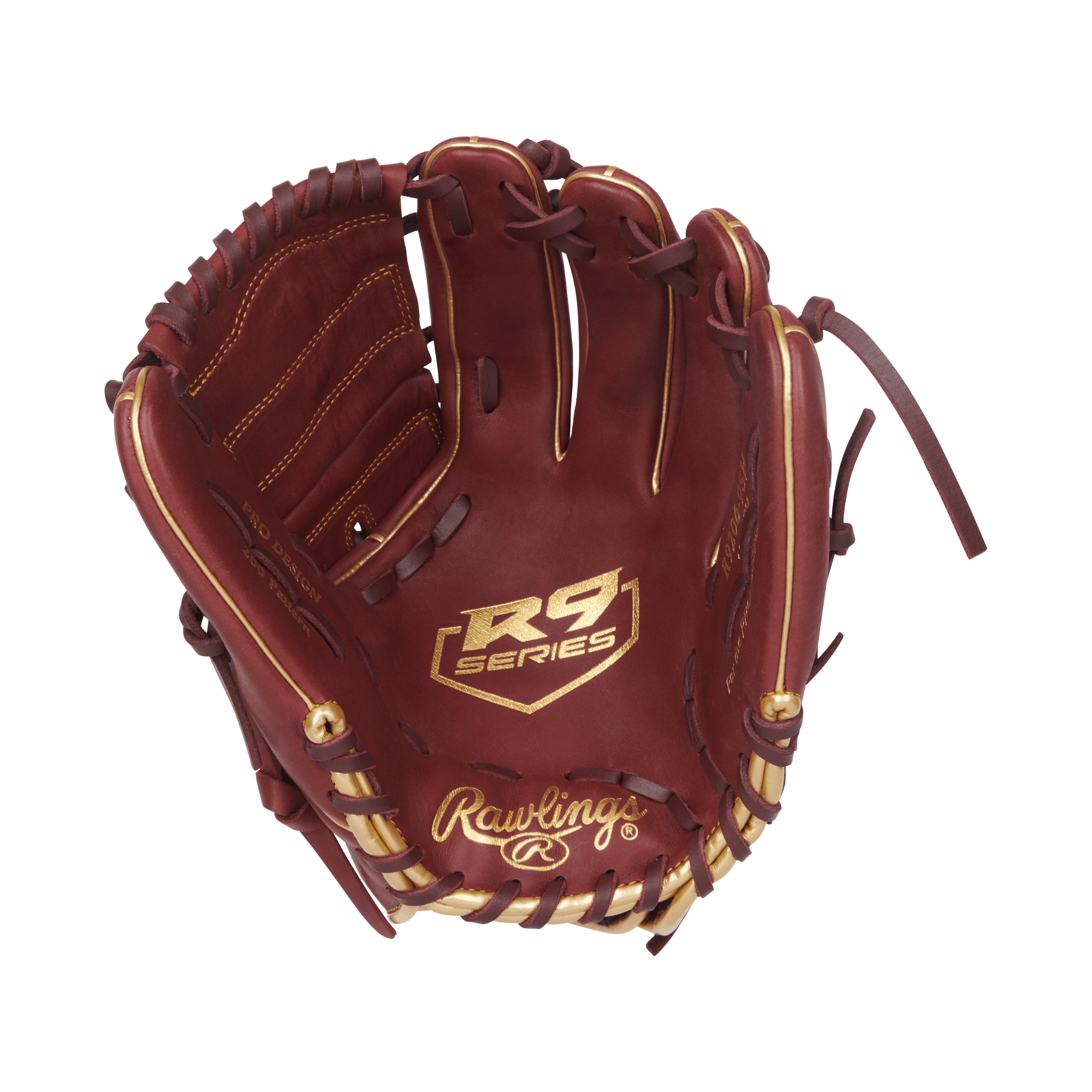 Detailed Palm of Rawlings R9 12" Pitcher's Glove