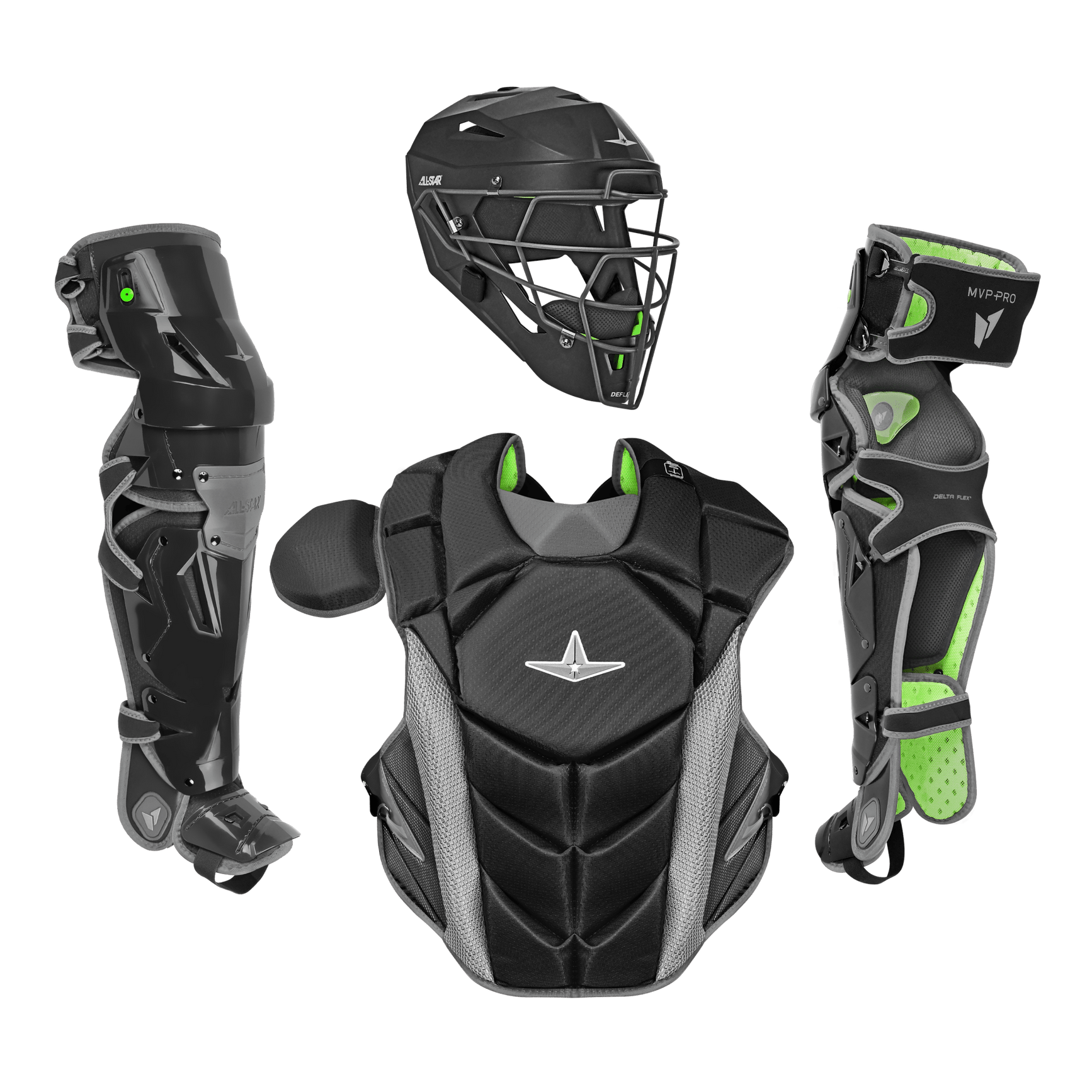 All-Star MVP Pro Series Medium Intermediate Catcher's Kit/ NOSCAE