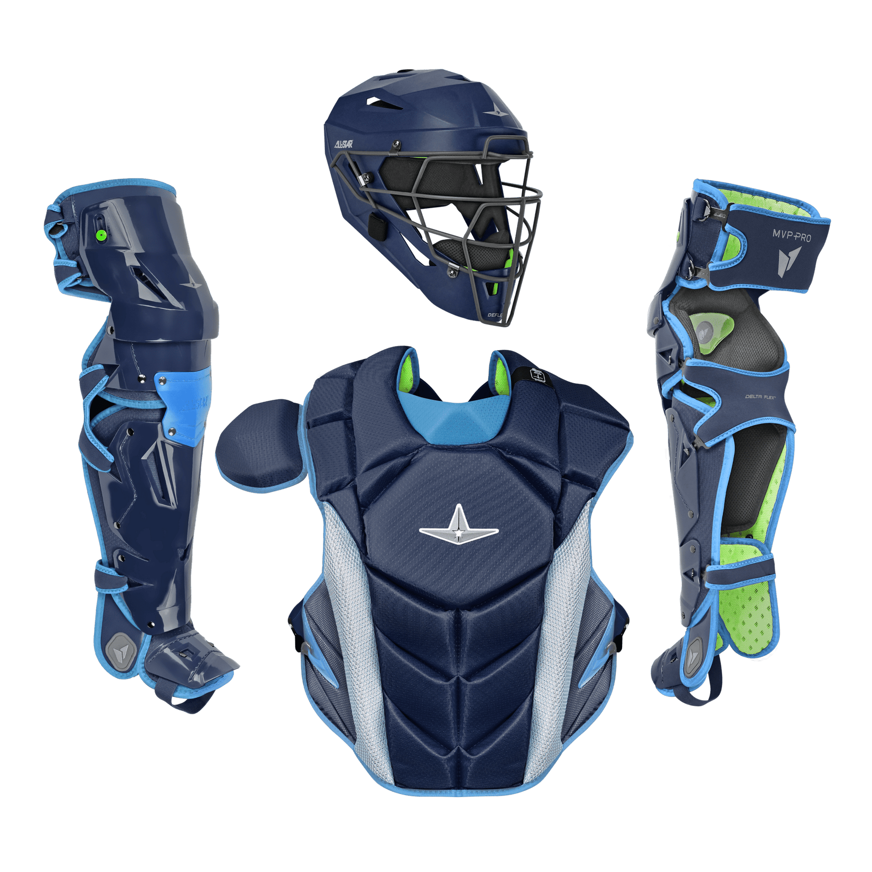 All-Star MVP Pro Series Medium Intermediate Catcher's Kit/ NOSCAE