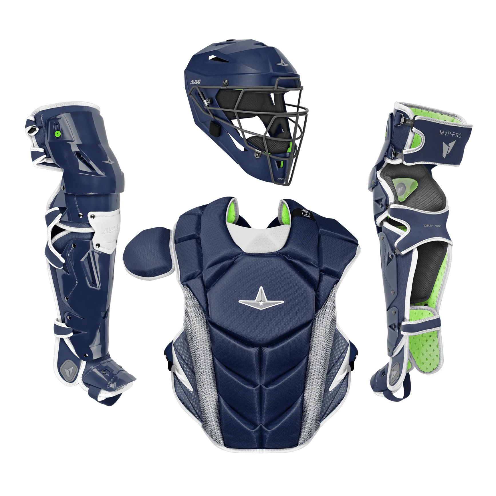 All-Star MVP Pro Series Medium Intermediate Catcher's Kit/ NOSCAE
