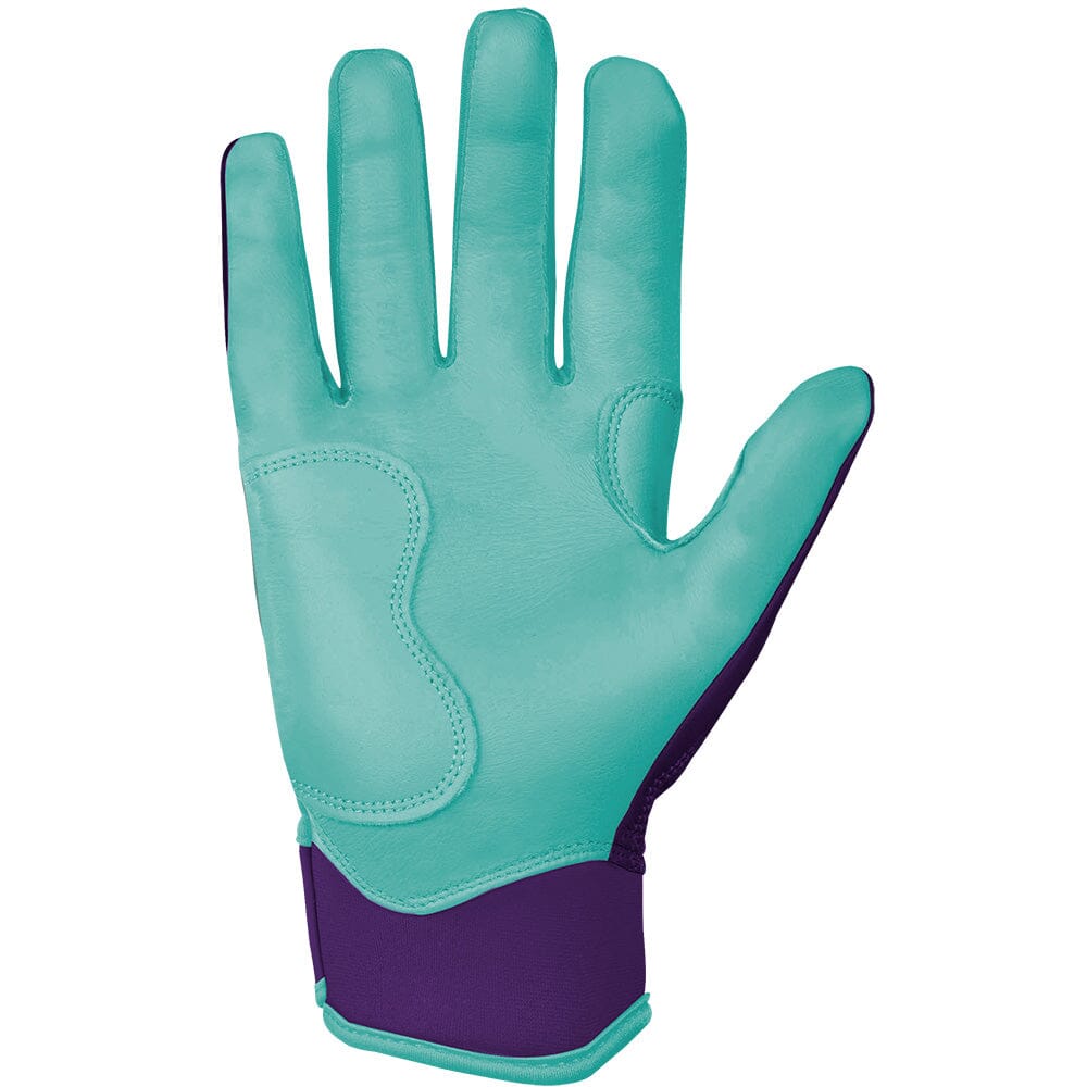Bruce Bolt Ketel Marte signature short cuff youth batting gloves purple, palm