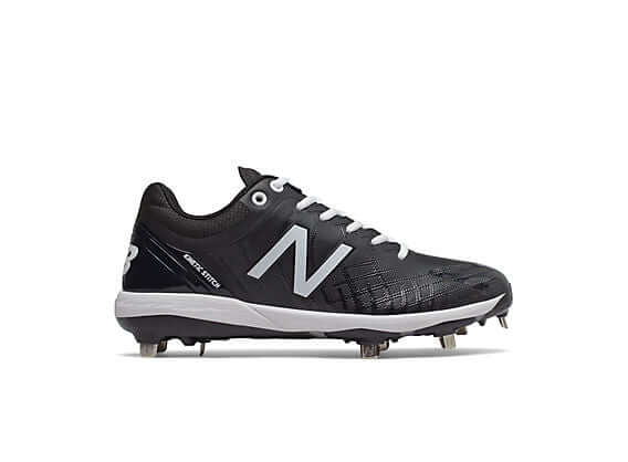 New Balance L4040V5 BK5 Metal Cleats Black