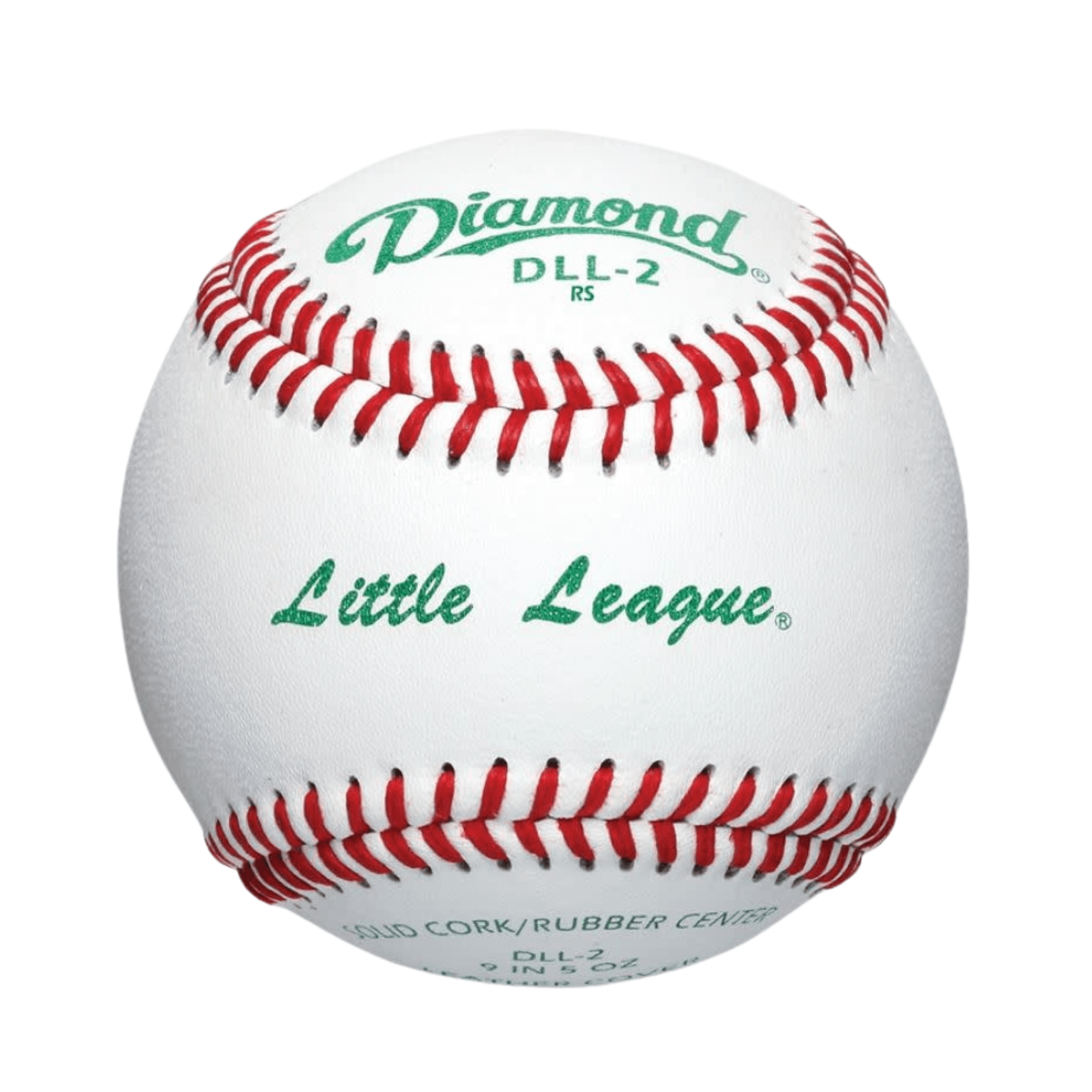Full-grain leather competition grade baseball with raised seams and cork core.