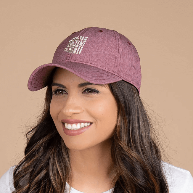 State Forty Eight Curved Snapback Classic Maroon And Cream