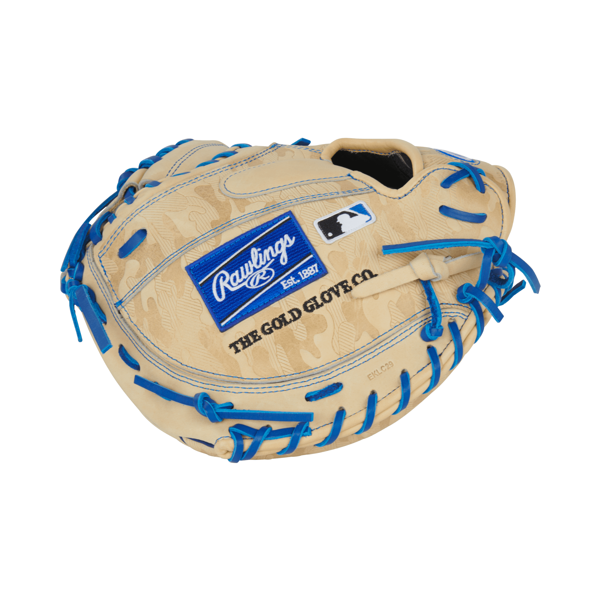Right Side with Fingers of Rawlings Catcher's Mitt
