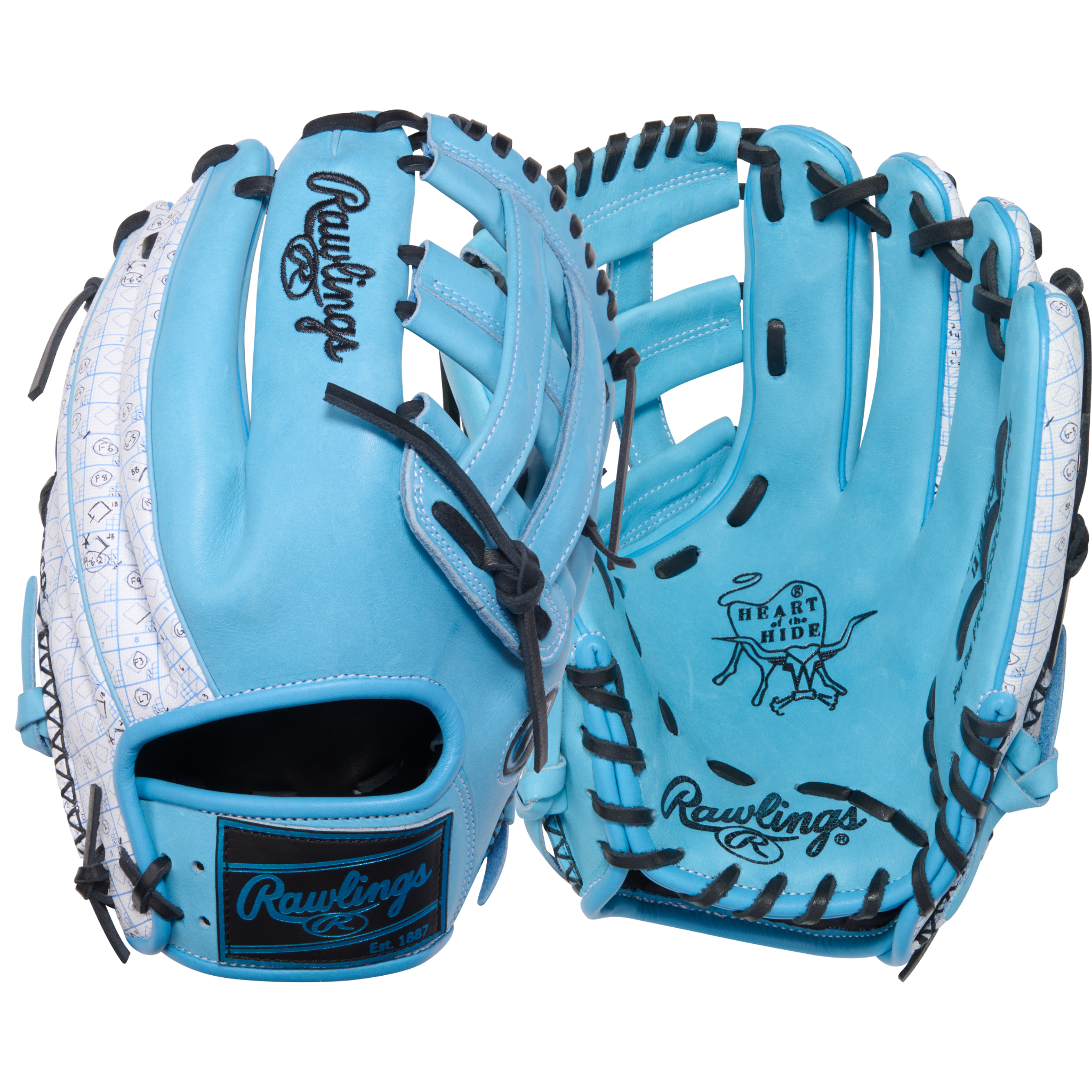 Rawlings July 2025 Gold Glove Club Back and Palm View