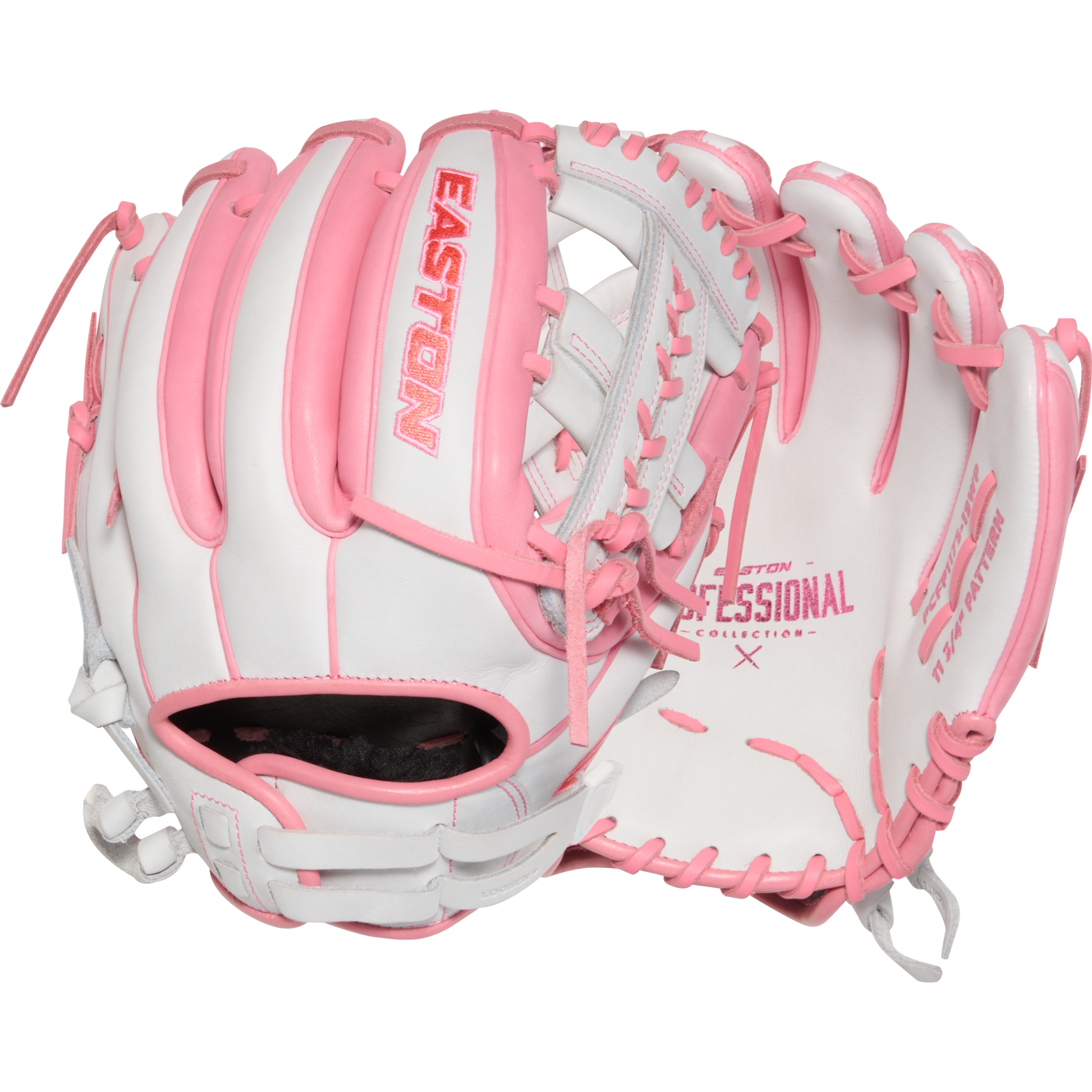 Easton Pro Collections 11.75" Softball Glove - Back and Palm View