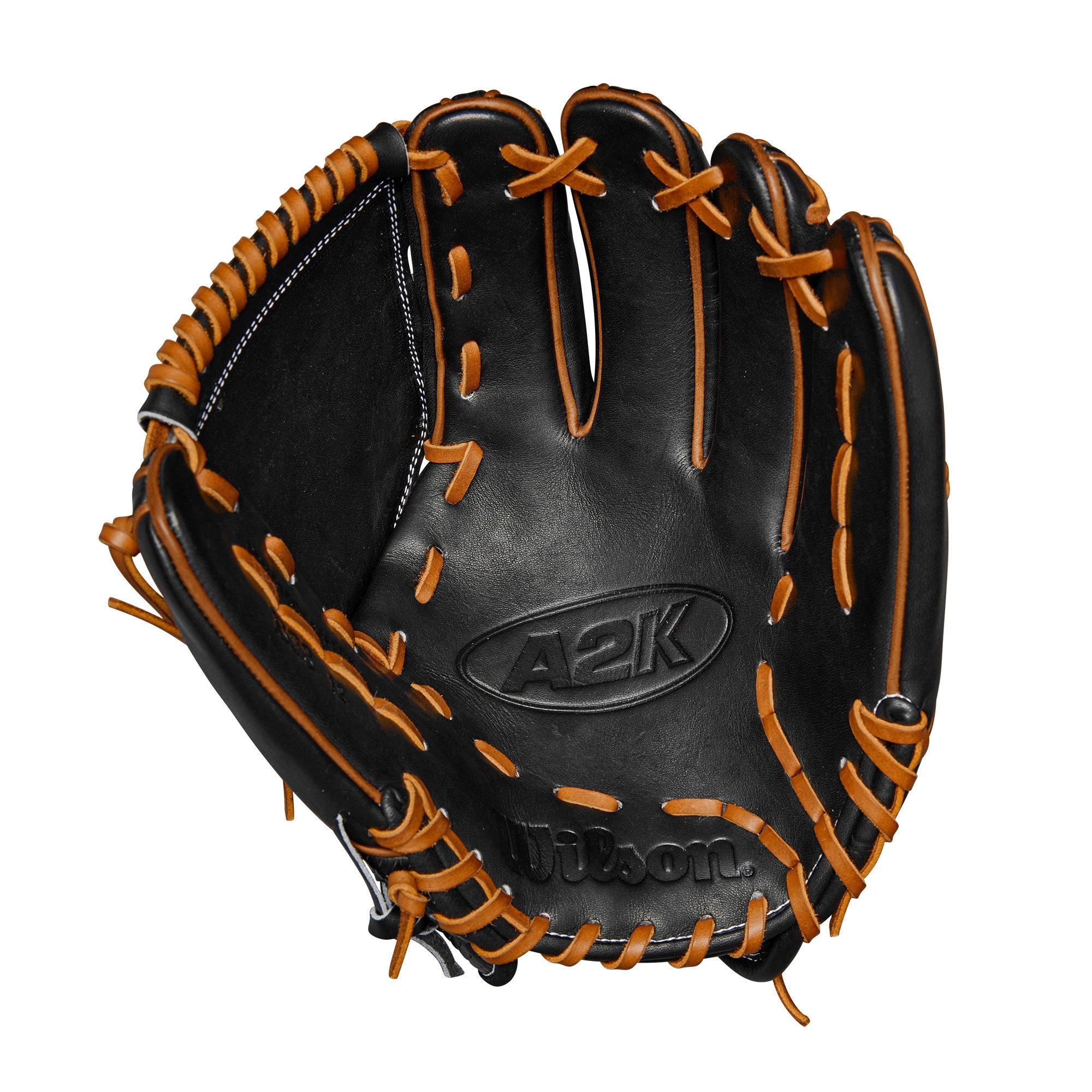 Wilson 2024 A2K B23 12" Pitcher's Baseball Glove Black/Saddle/Tan