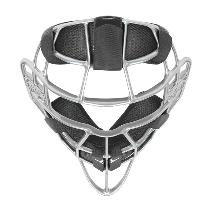 Top view of All-Star Axis Traditional Face Mask, highlighting curved forehead profile.