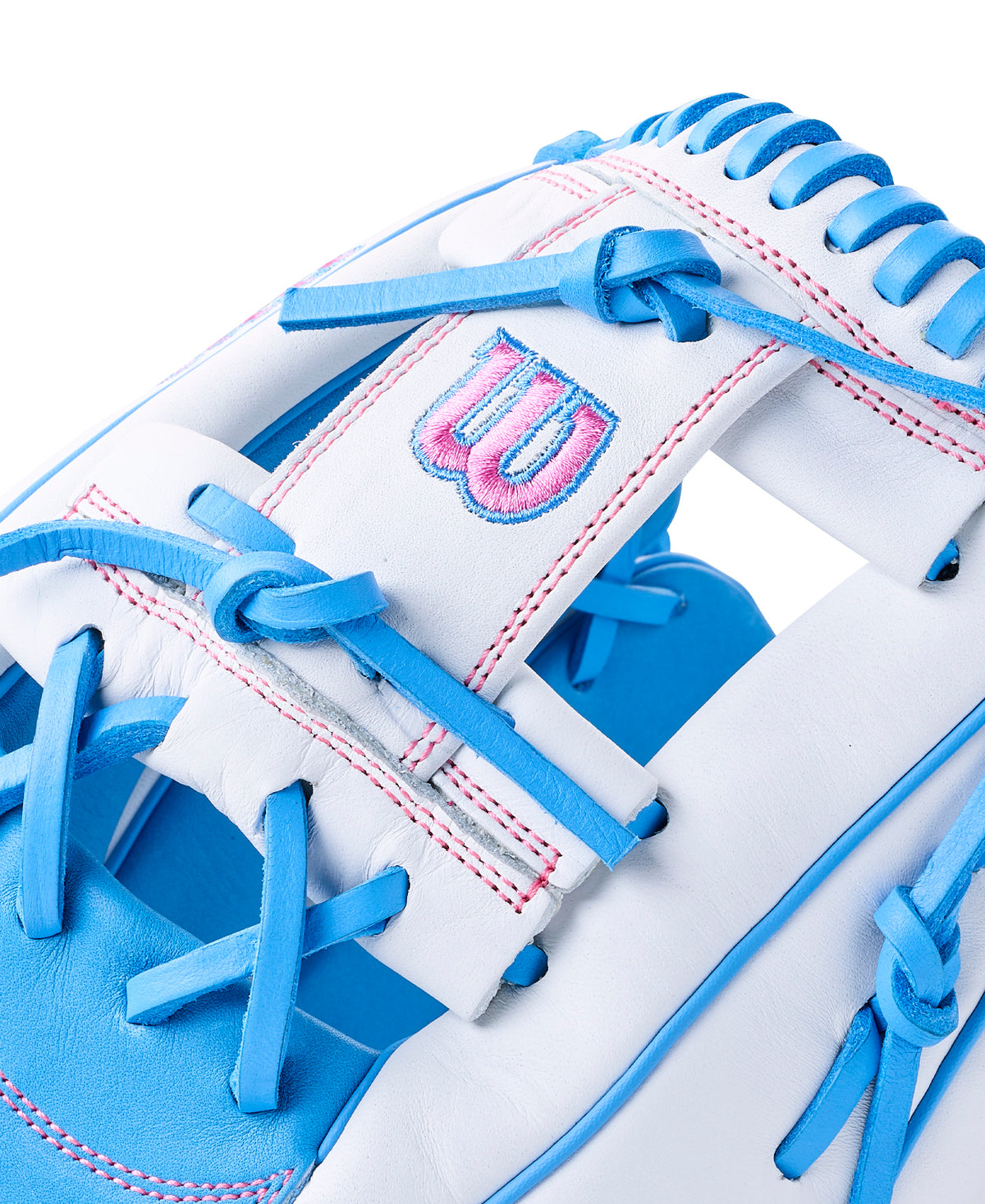 Wilson 2027 A1000 H12 Fastpitch Glove showcasing H-Web design for infield control and quick transfers in softball.