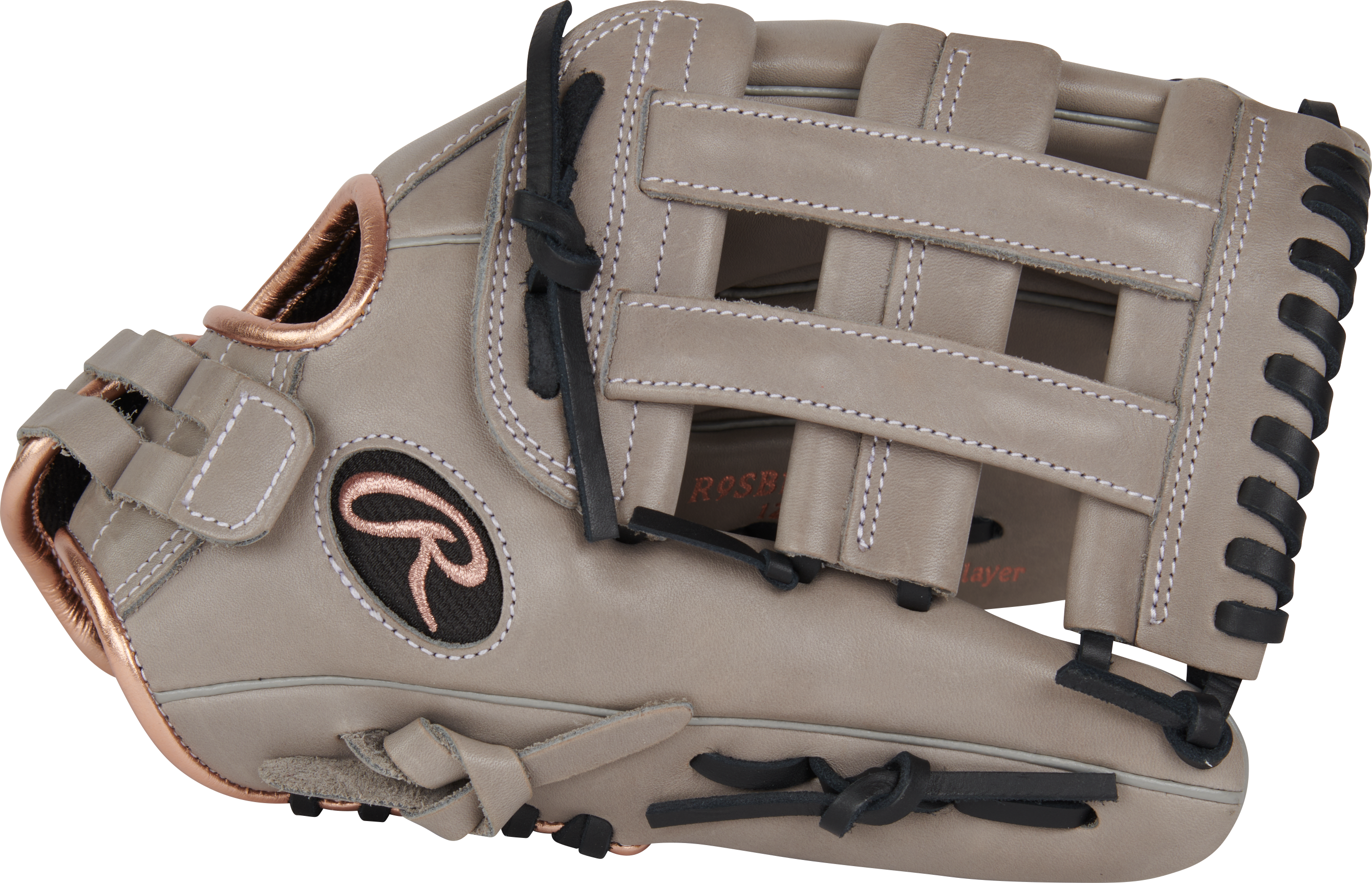 Rawlings R9 12-Inch Softball Glove thumb view full-grain leather fastpitch utility glove