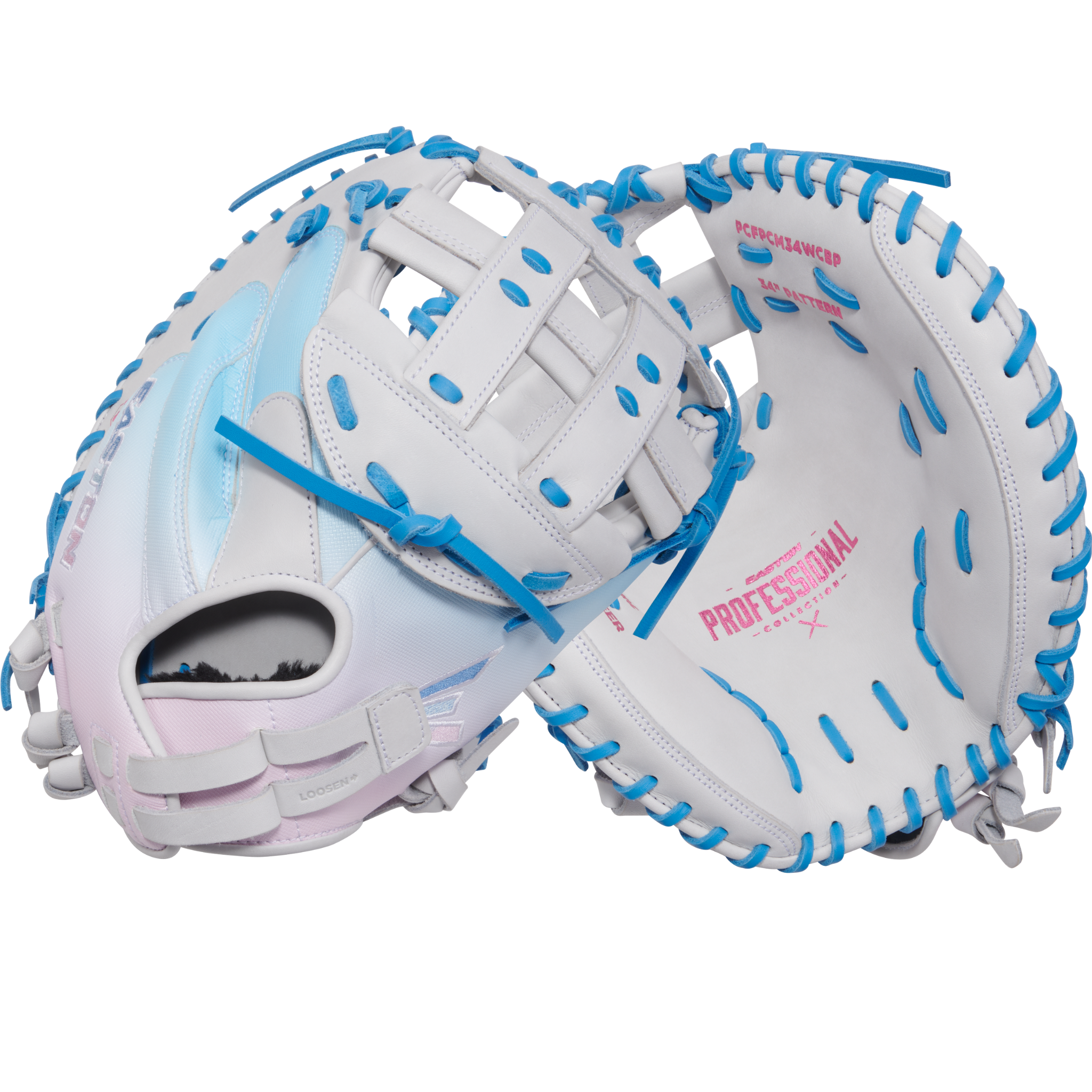 Back view of Easton Pro Collections Series Catchers Mitt with palm area
