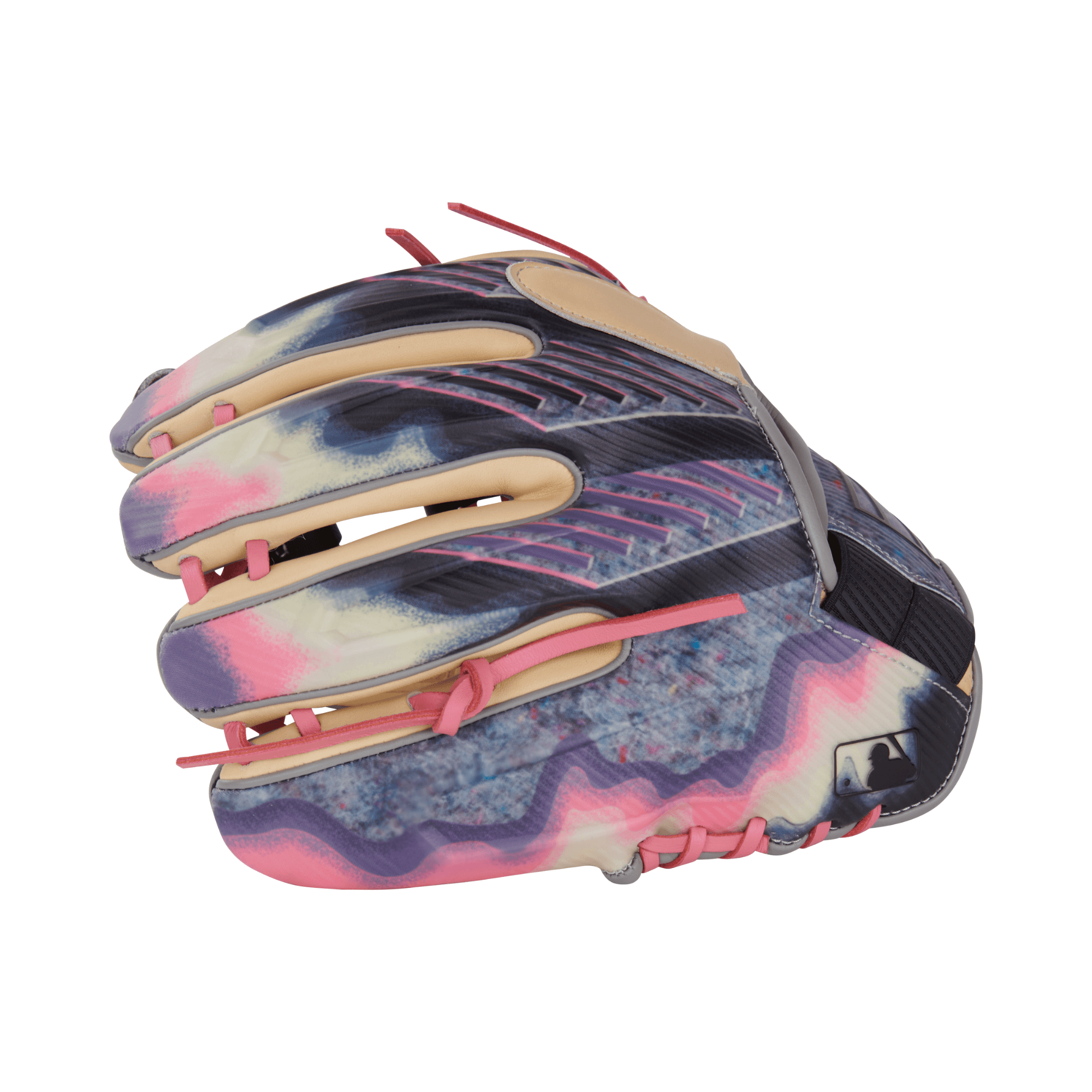 Rawlings Gold Glove Club RGGC REV204-32C infield glove, 11.5", featuring vibrant pink and blue design for improved performance.