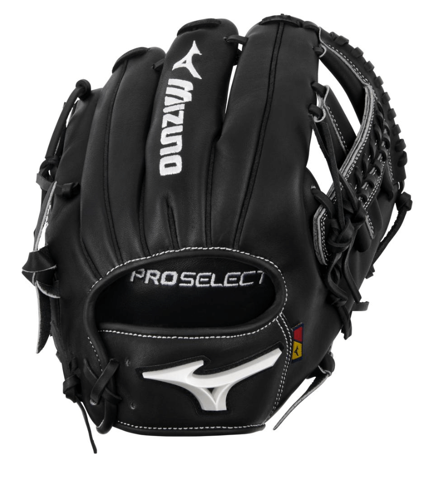 Mizuno GPS-40R Pro Select 11.5" RHT baseball glove, premium Steerhide leather, durable and comfortable design.