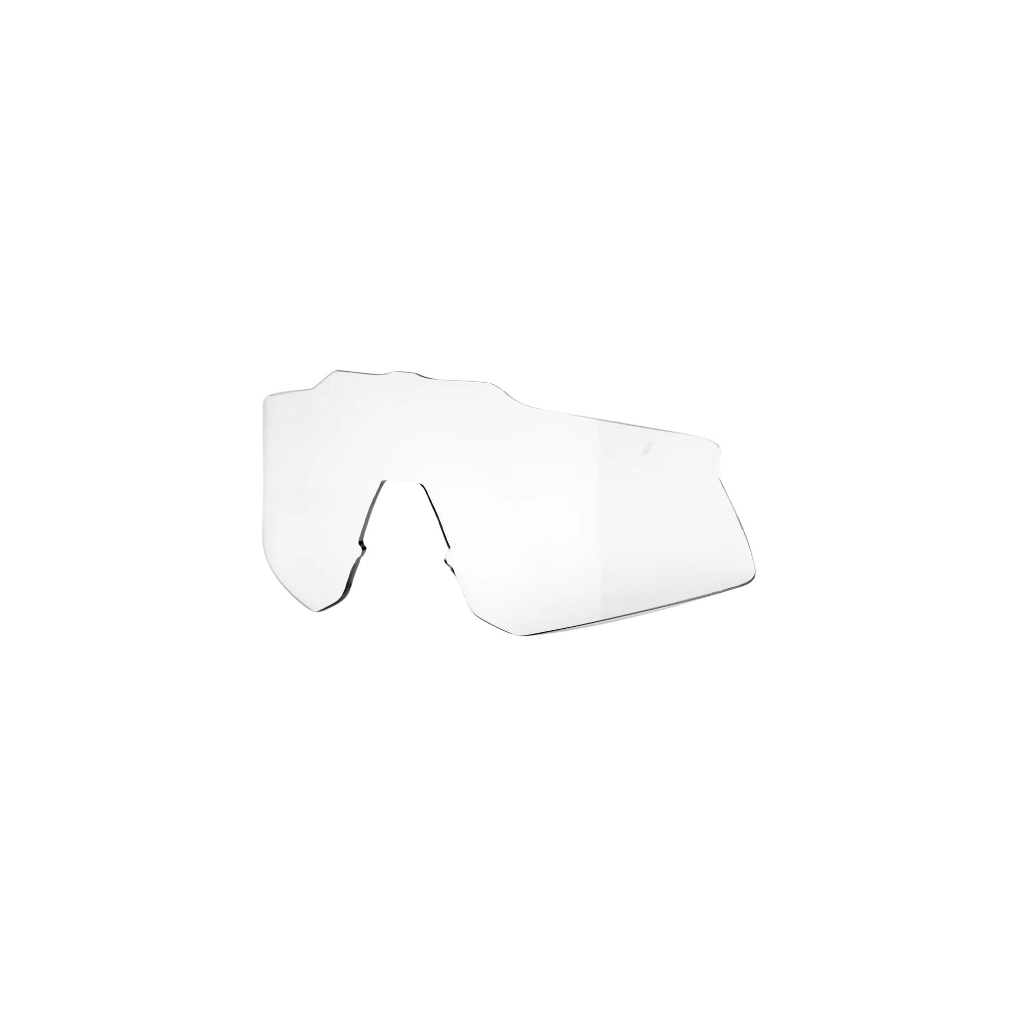 100% SPEEDCRAFT XS replacement lens in clear, offering 88% light transmission and Cat 0 lens filter for enhanced visibility.