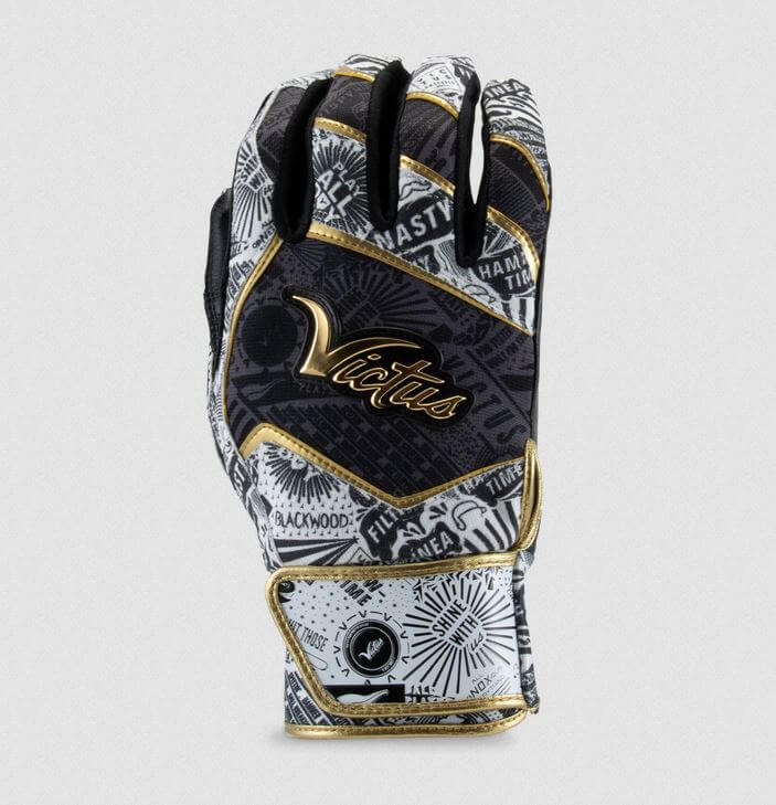 Victus Nox Batting Glove - Black/Gold