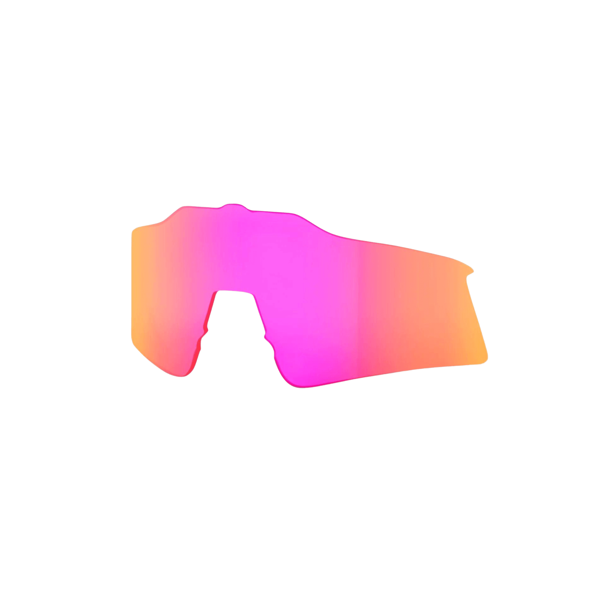 100% Speedcraft SL replacement lens in purple multilayer mirror finish, ideal for outdoor activities and sports.
