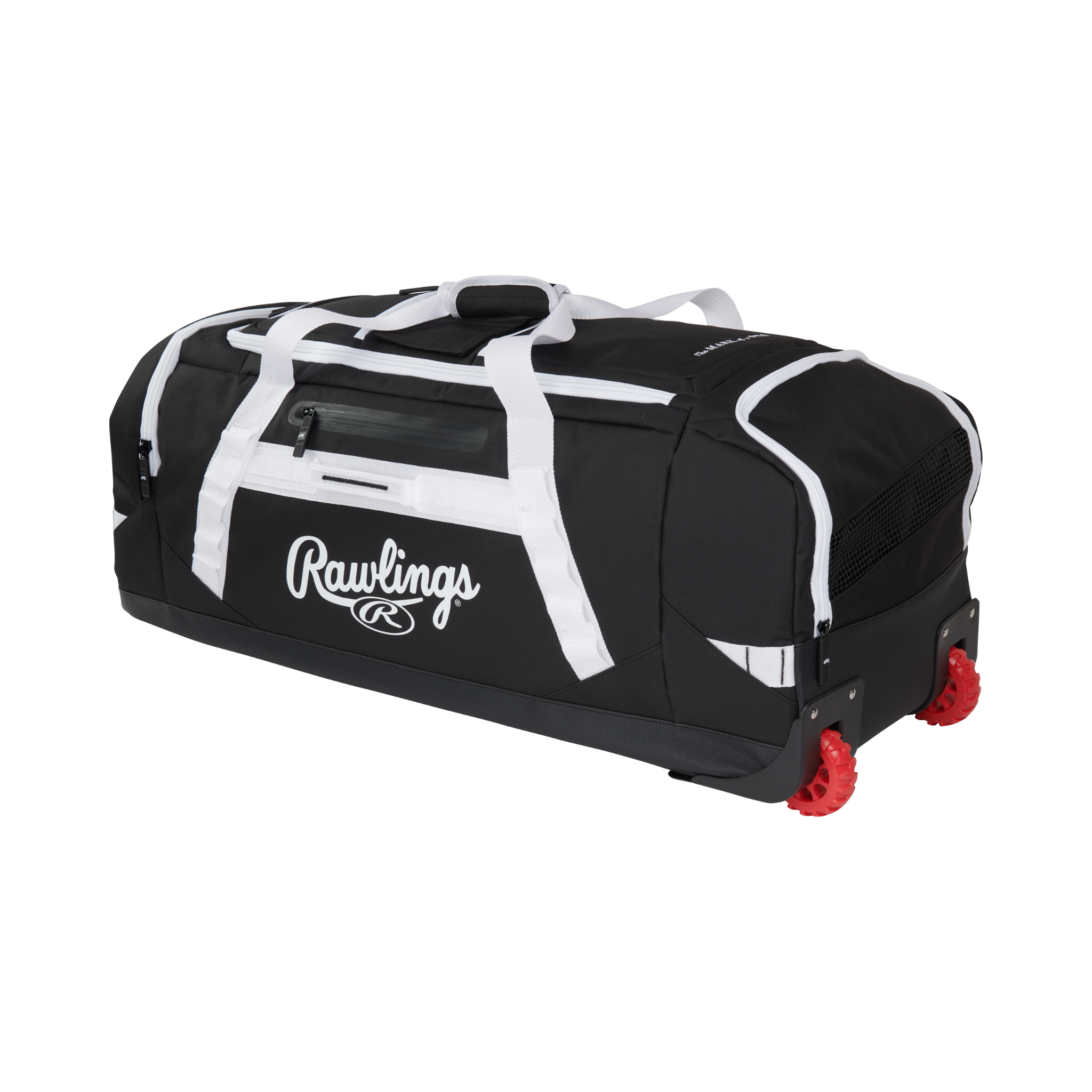 Back view of Rawlings Yadi 2 Wheeled Equipment Bag with palm compartment
