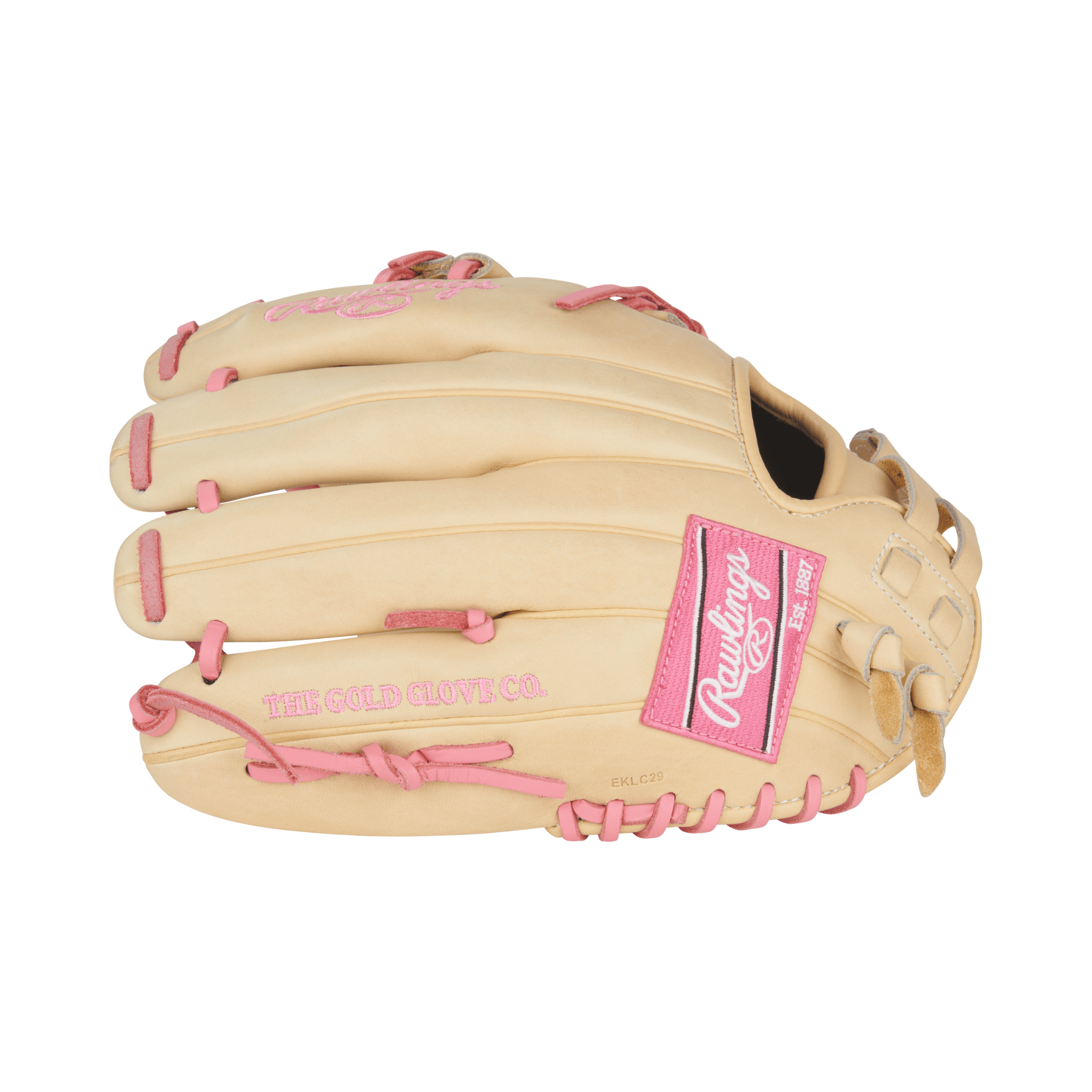 Rawlings Heart of the Hide Softball Glove - Right Fingers Detail