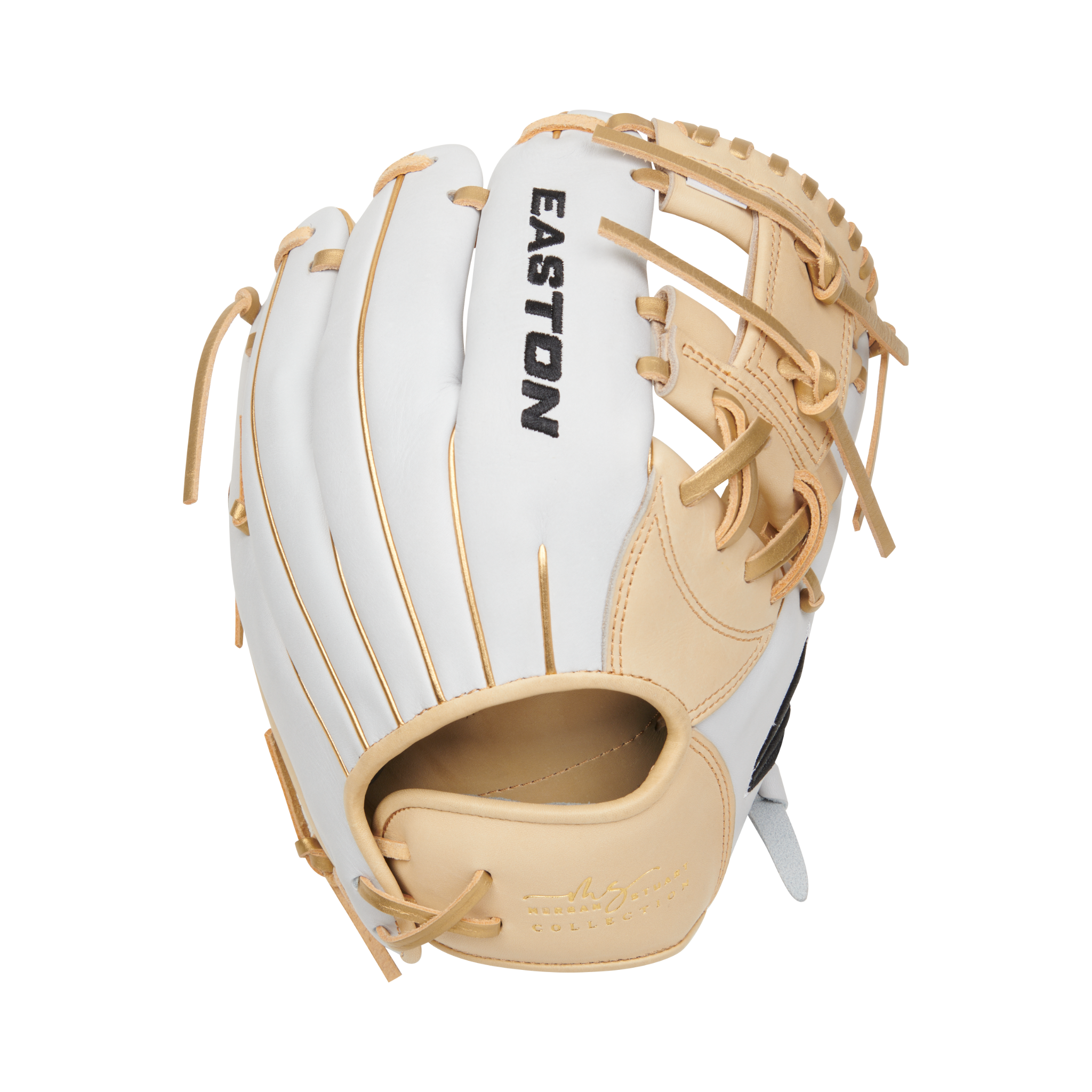 Detailed Back of Easton M. Stuart Softball Glove