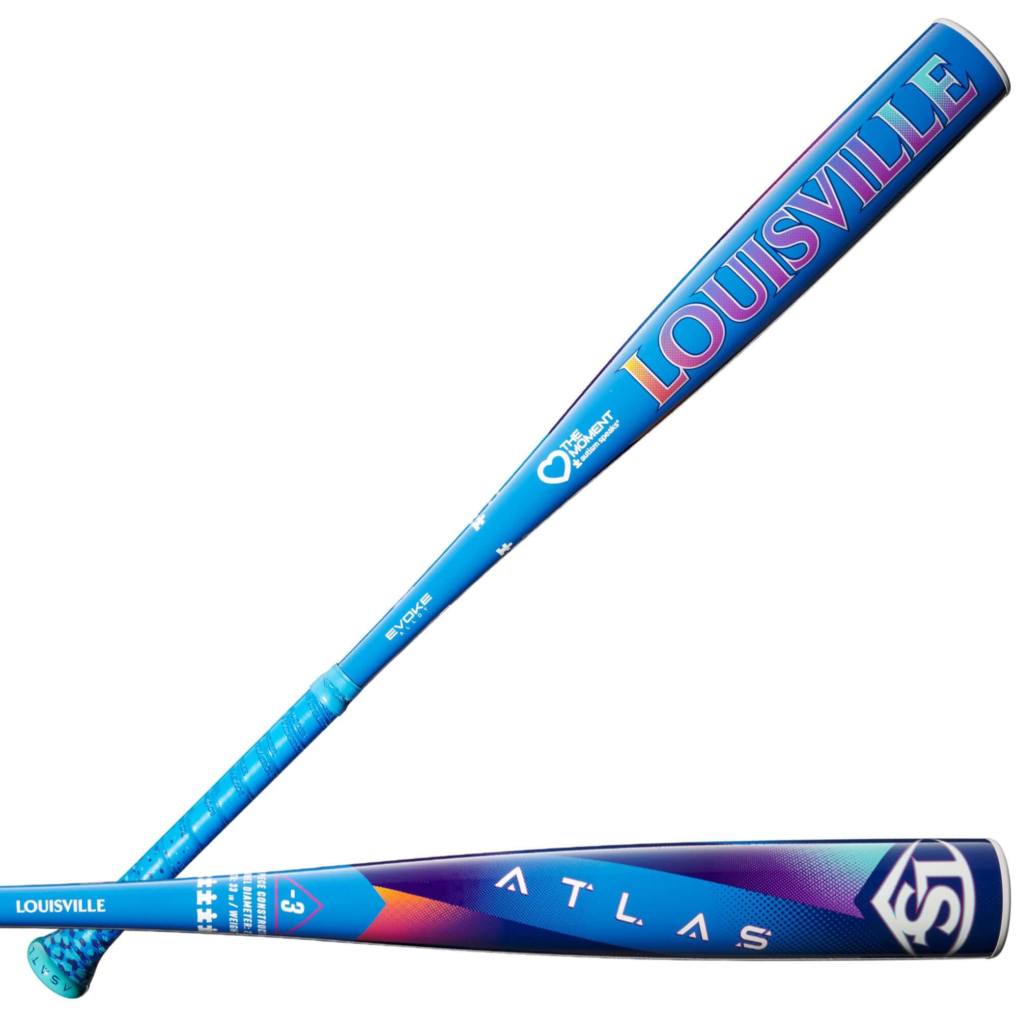 2025 Louisville Slugger Atlas Love The Moment (-3) BBCOR Baseball Bat