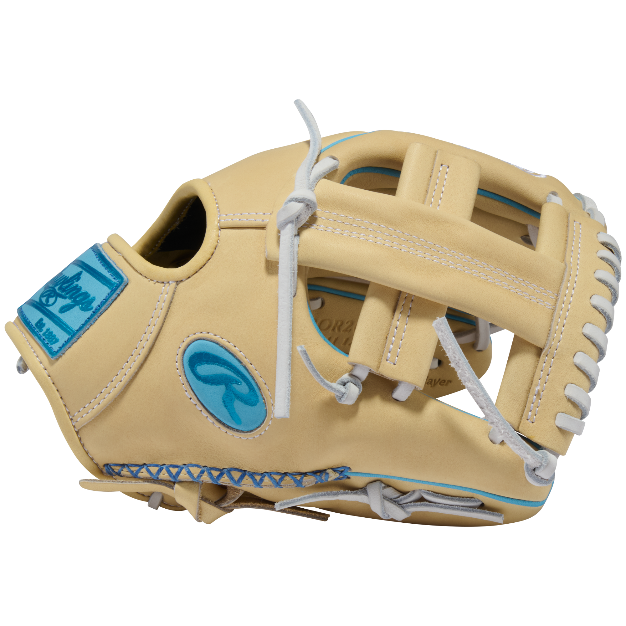 Rawlings PROR204W-1CCB Baseball Glove thumb view with premium leather construction